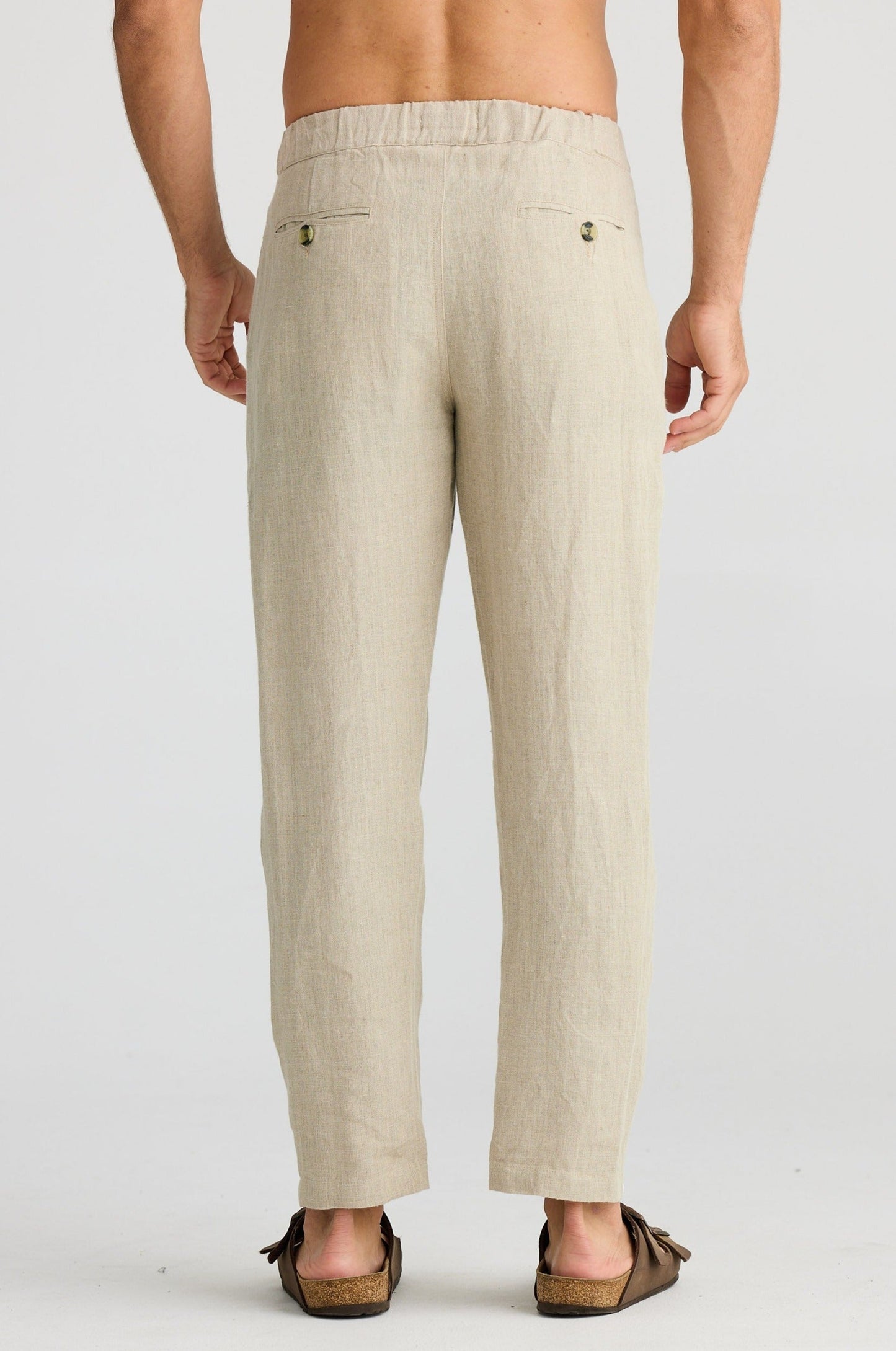 Duke Pant - Natural Linen