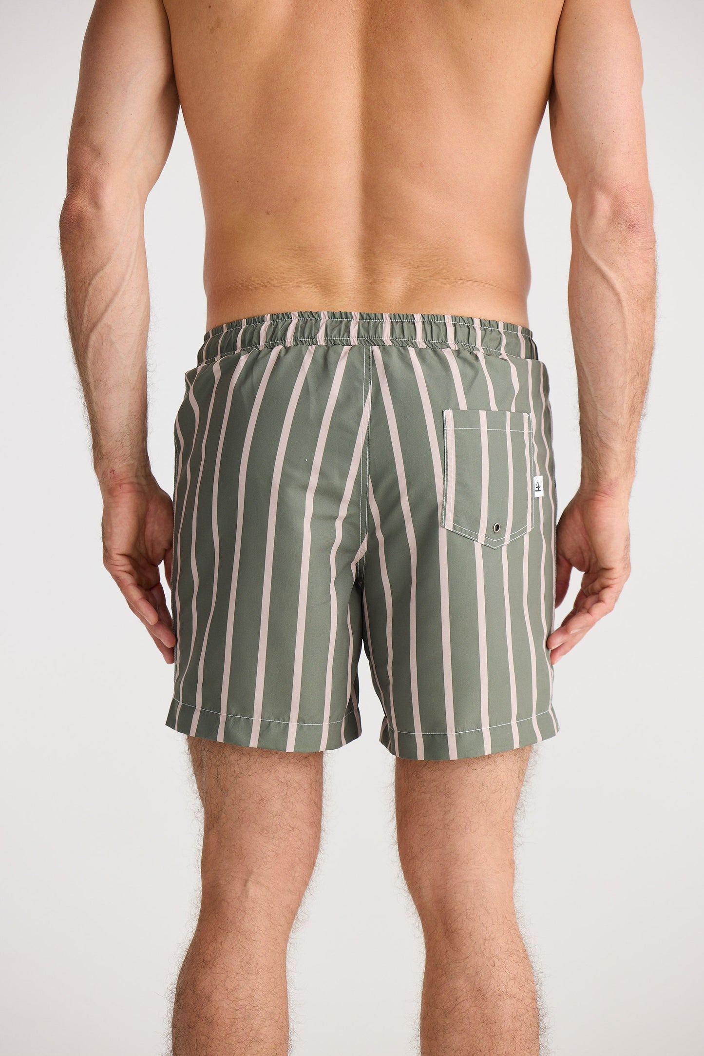 Dartmouth Boardshort - Khaki Linear