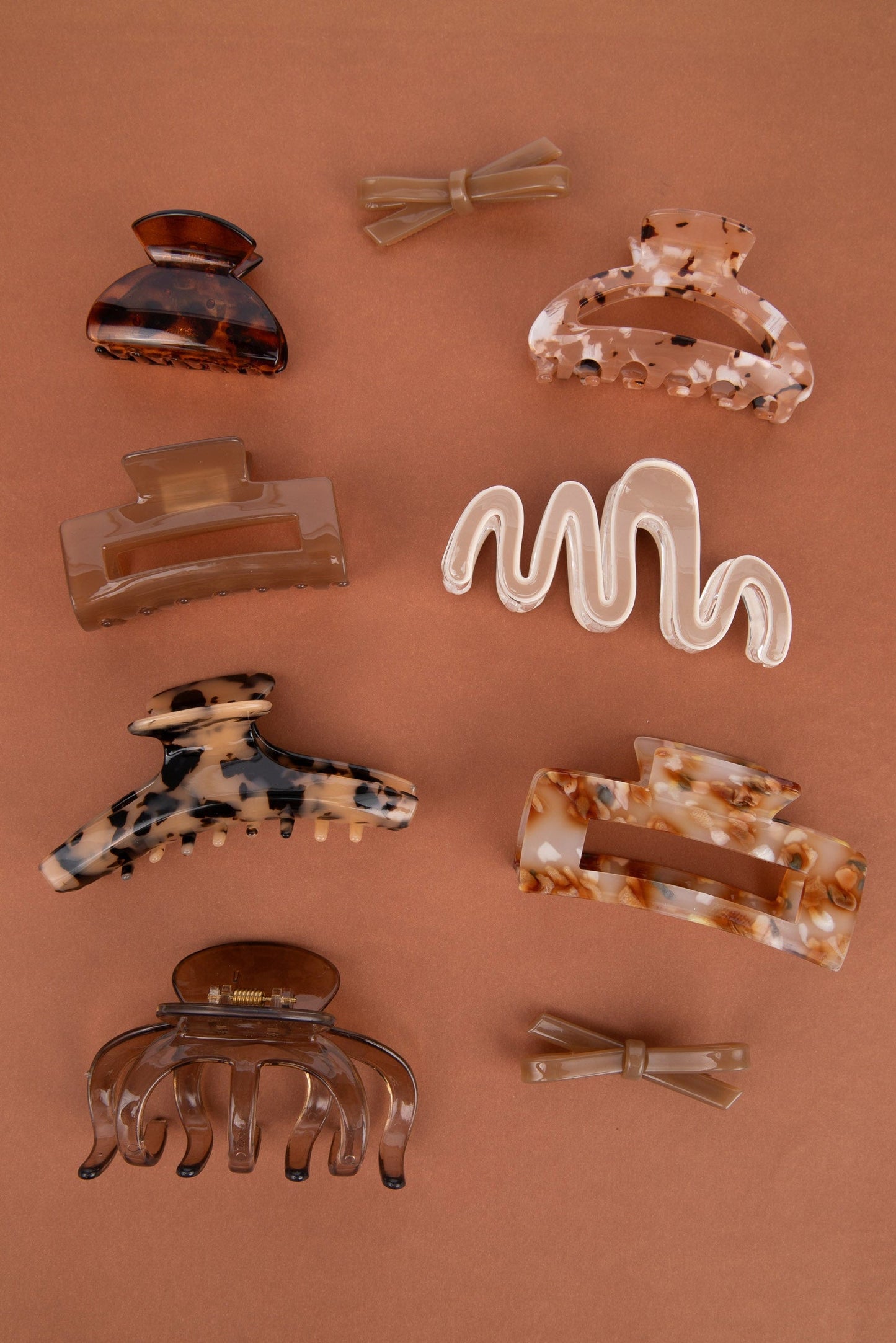 Lani Hair Claw - Taupe