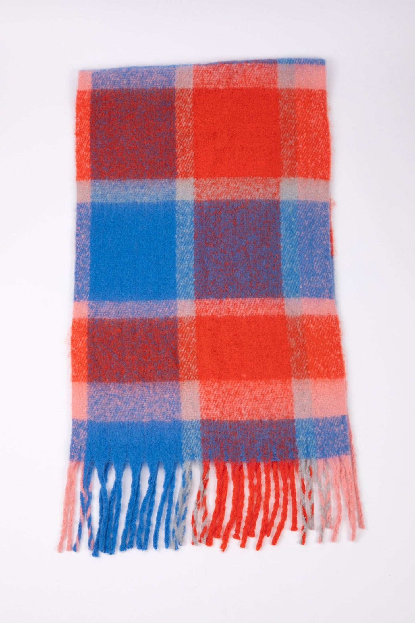 Jax Scarf - Blue W Red