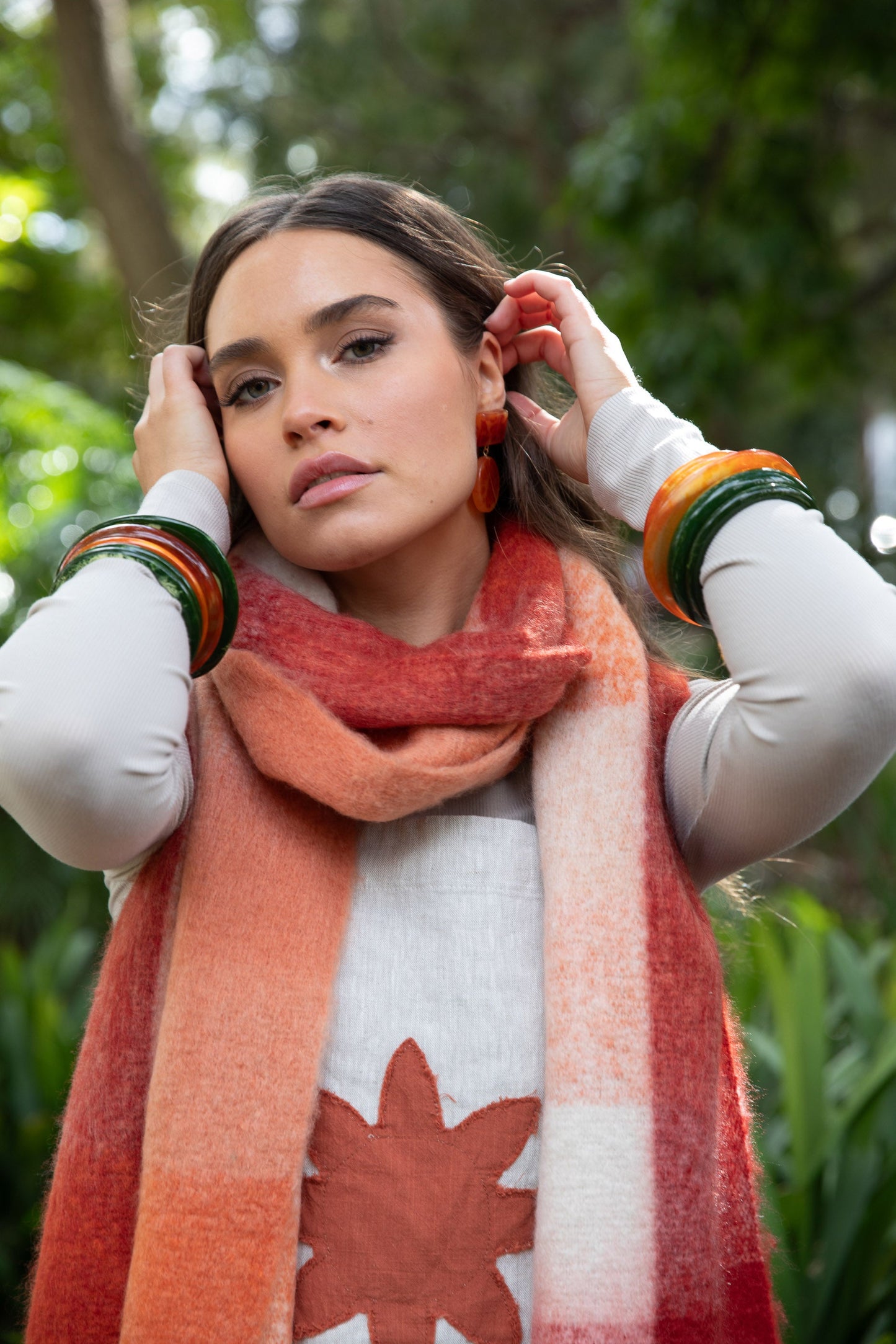 Cruz Scarf - Orange