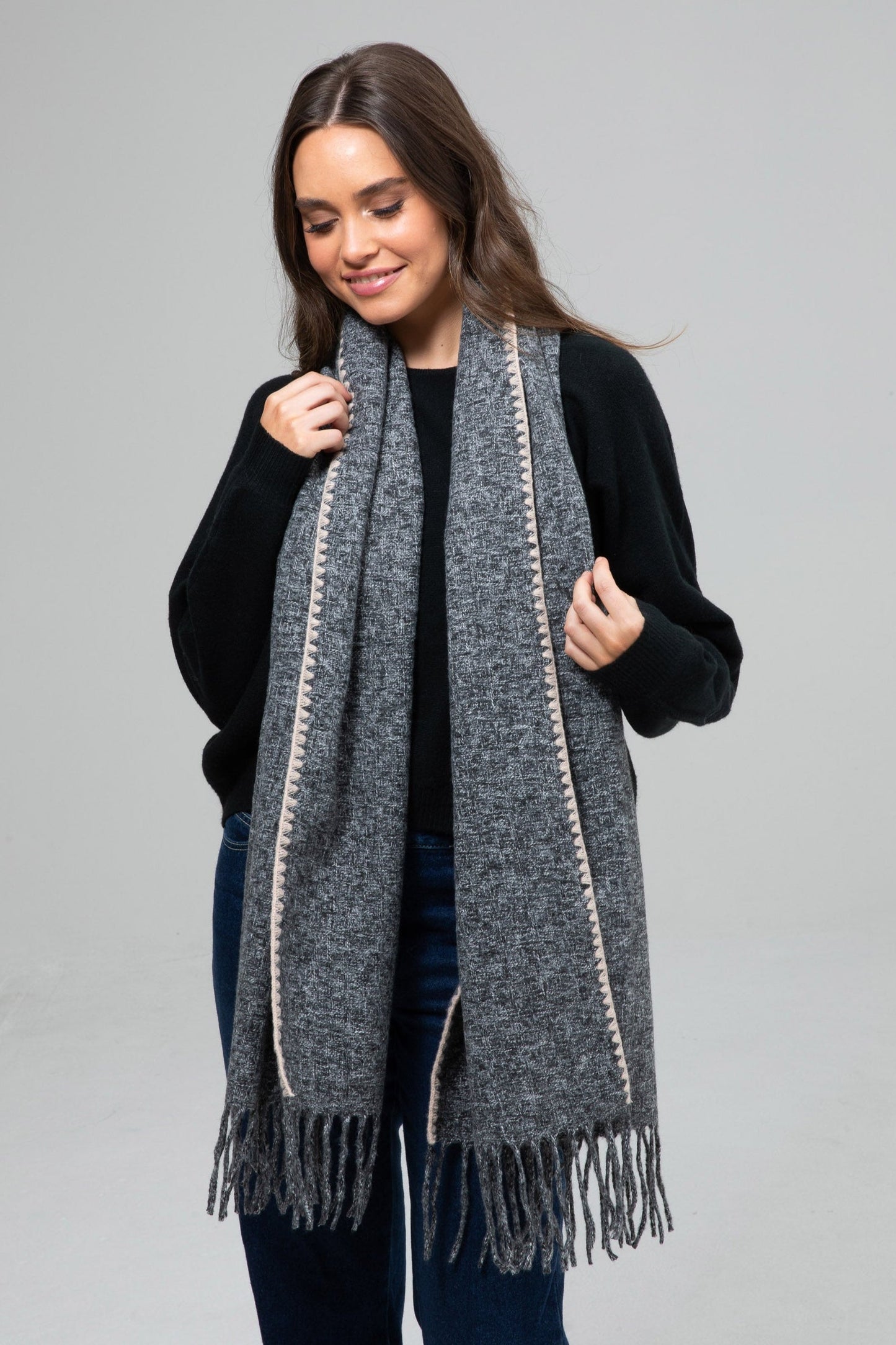 Solana Scarf - Grey