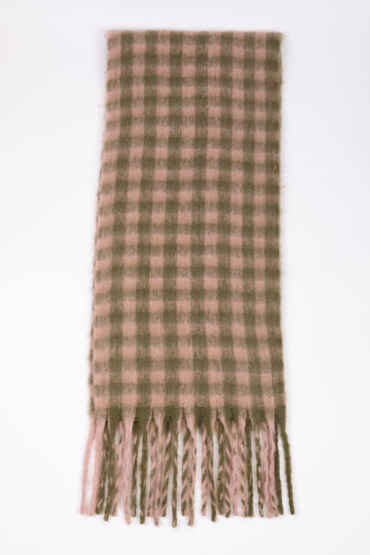 Morrisy Scarf - Pink W Green