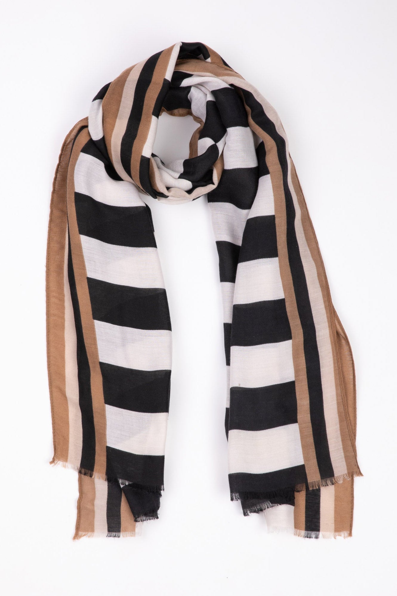 Penny Scarf - Black W White