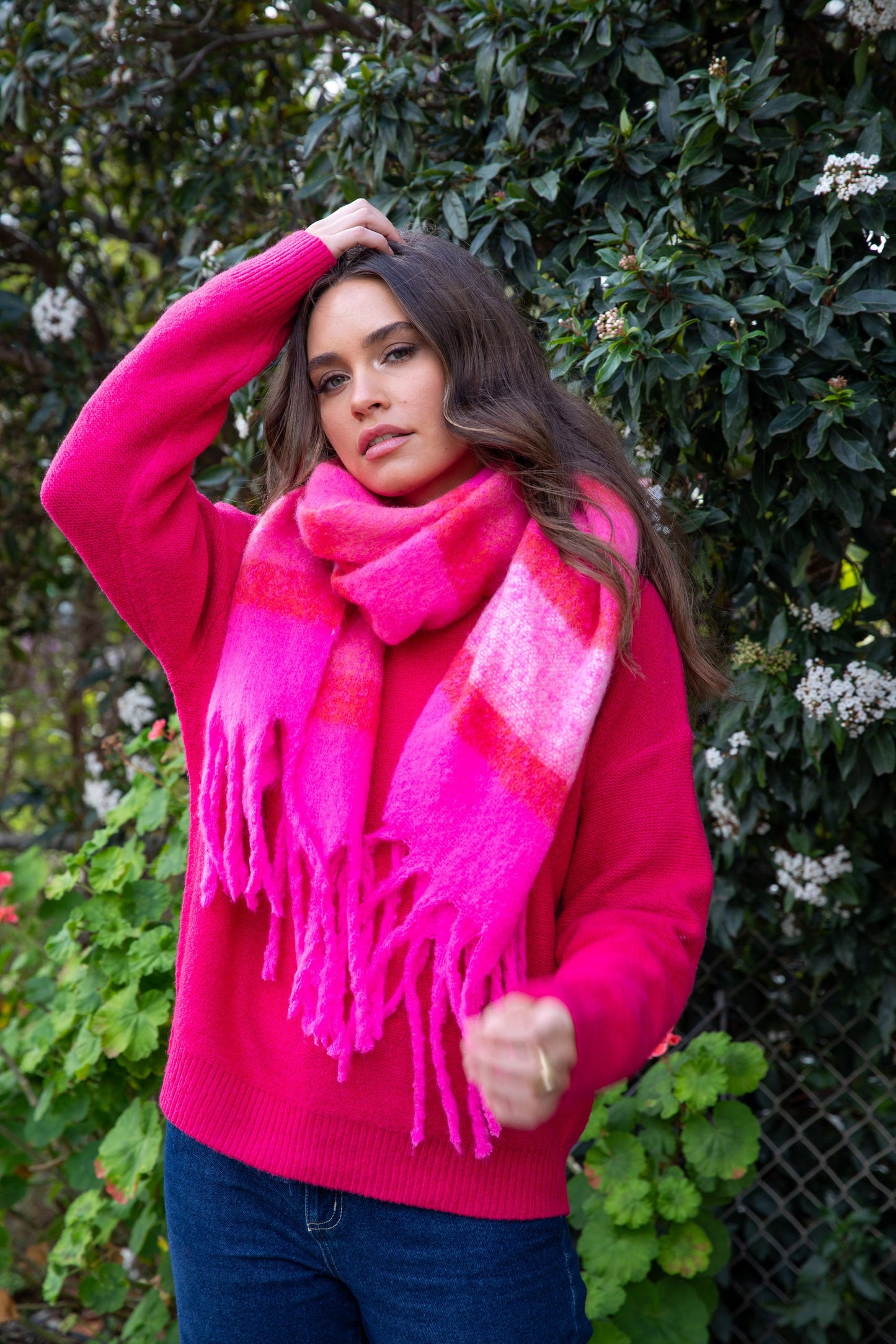 Sara Scarf - Pink