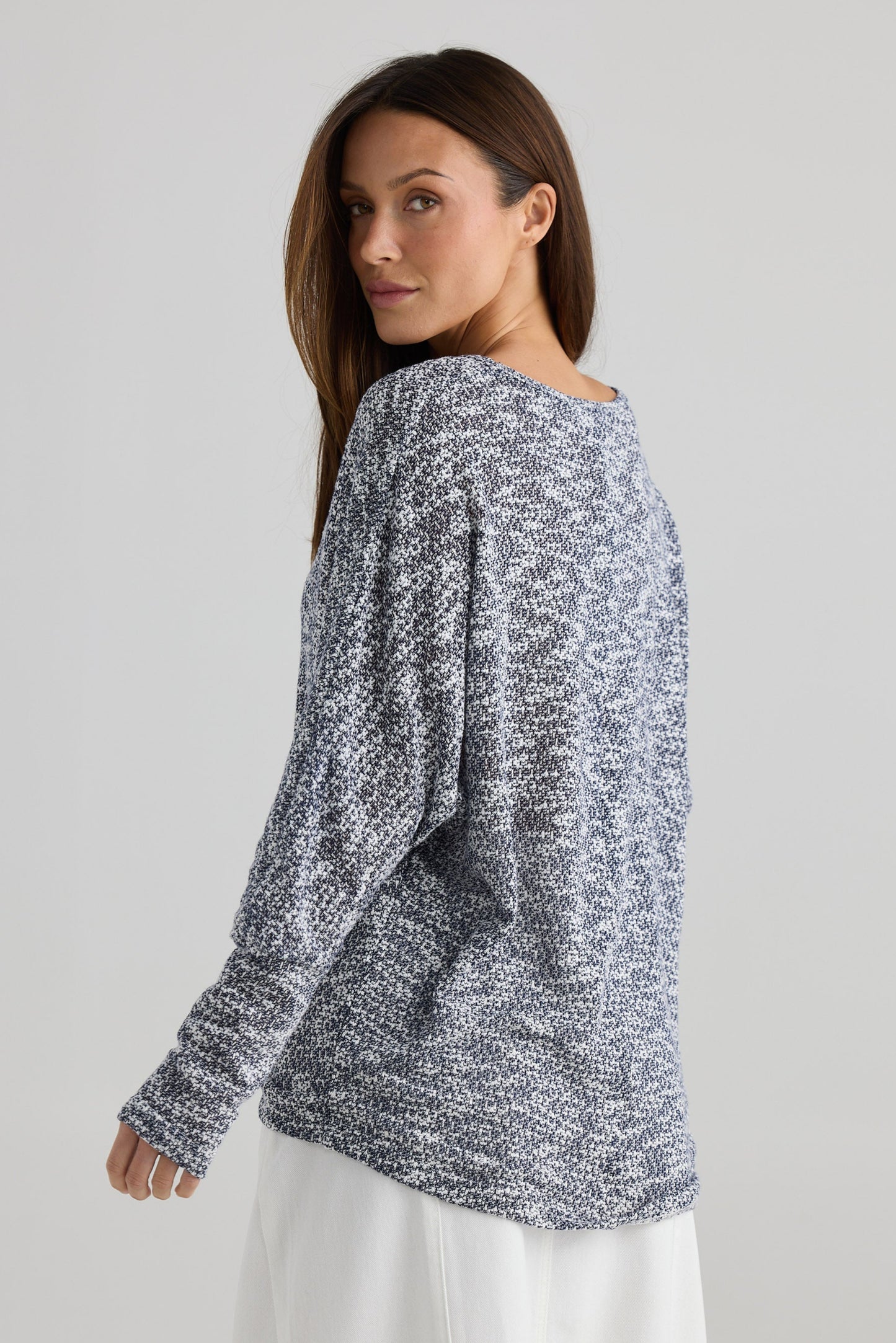 Slouch Top - Navy