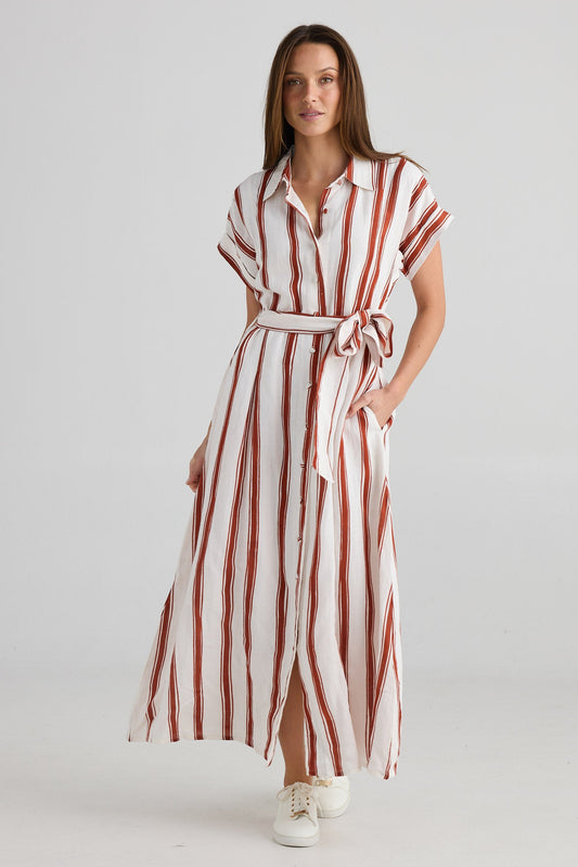 Cordelia Dress - Drifter Stripe