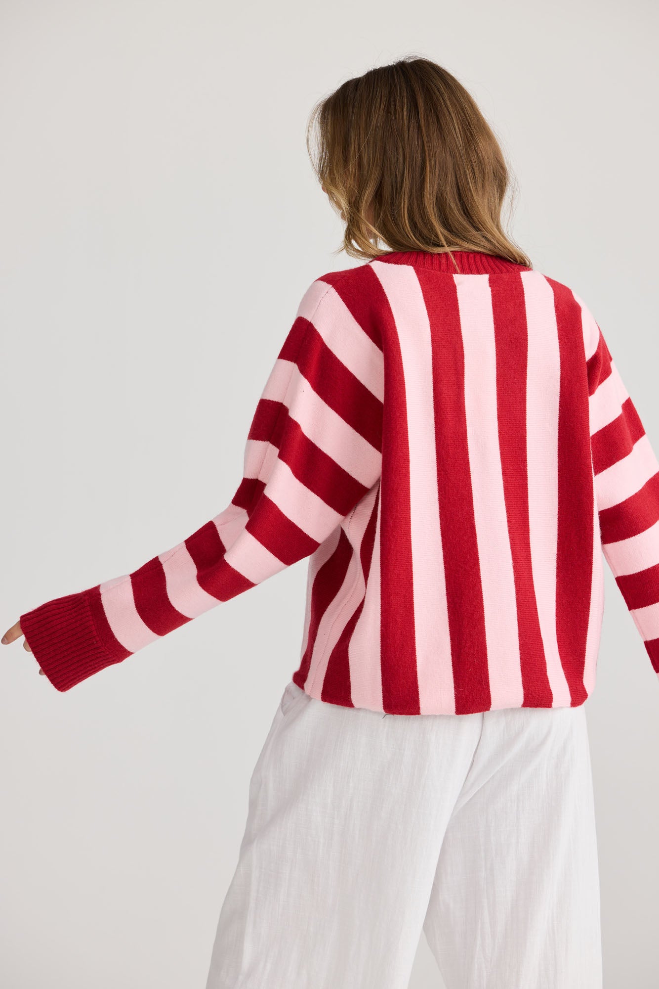 Crew Knit - Red Stripe