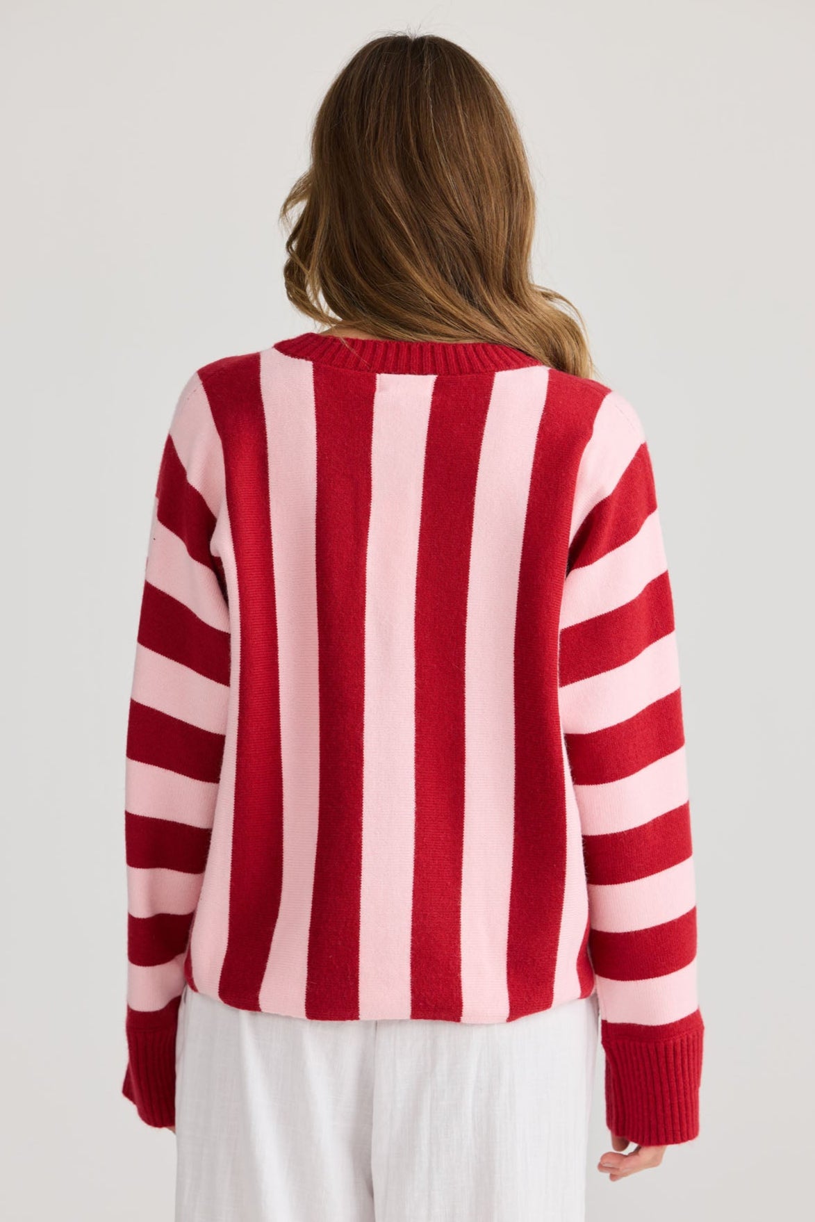 Crew Knit - Red Stripe