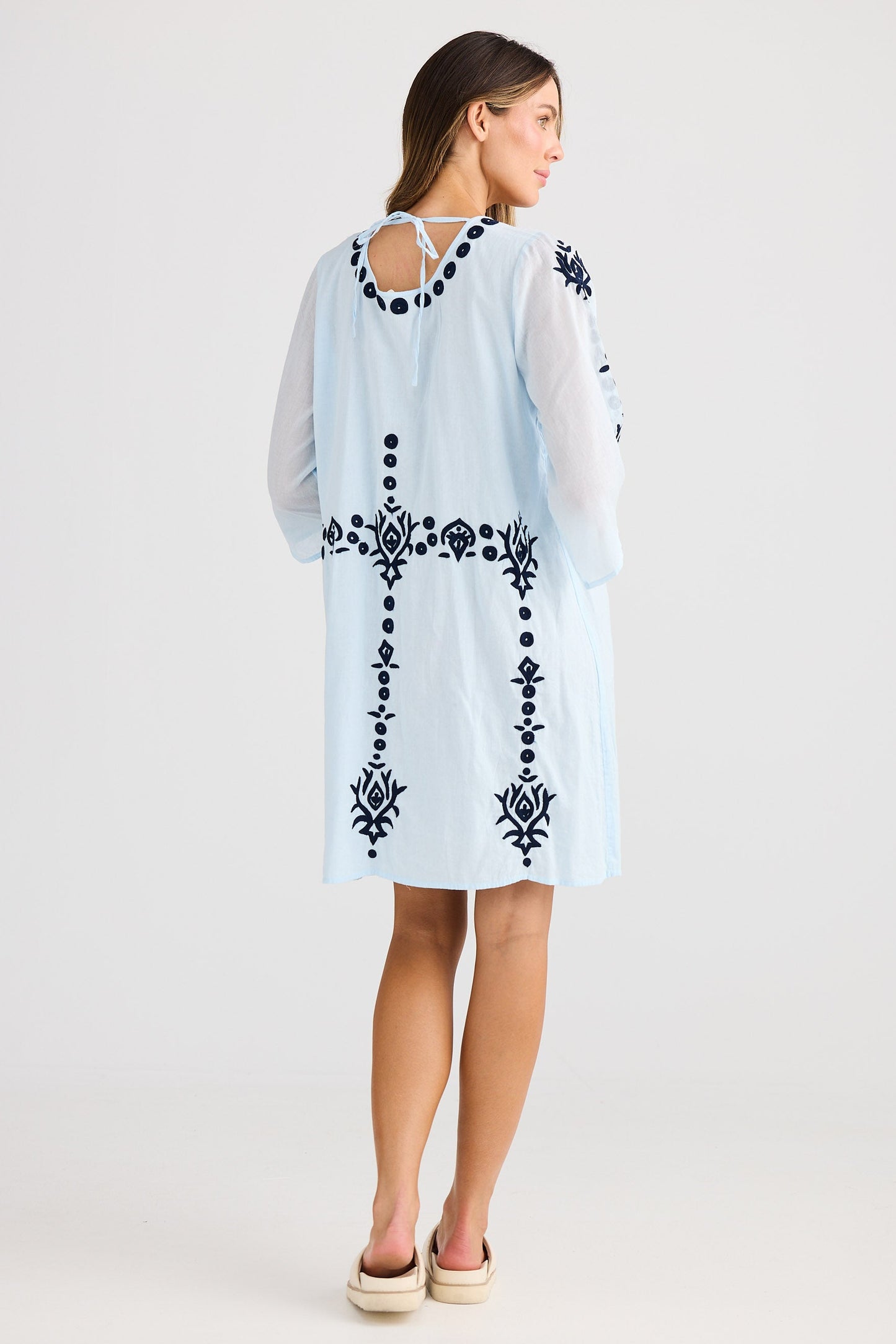 Sun Lounge Dress - Ice Blue