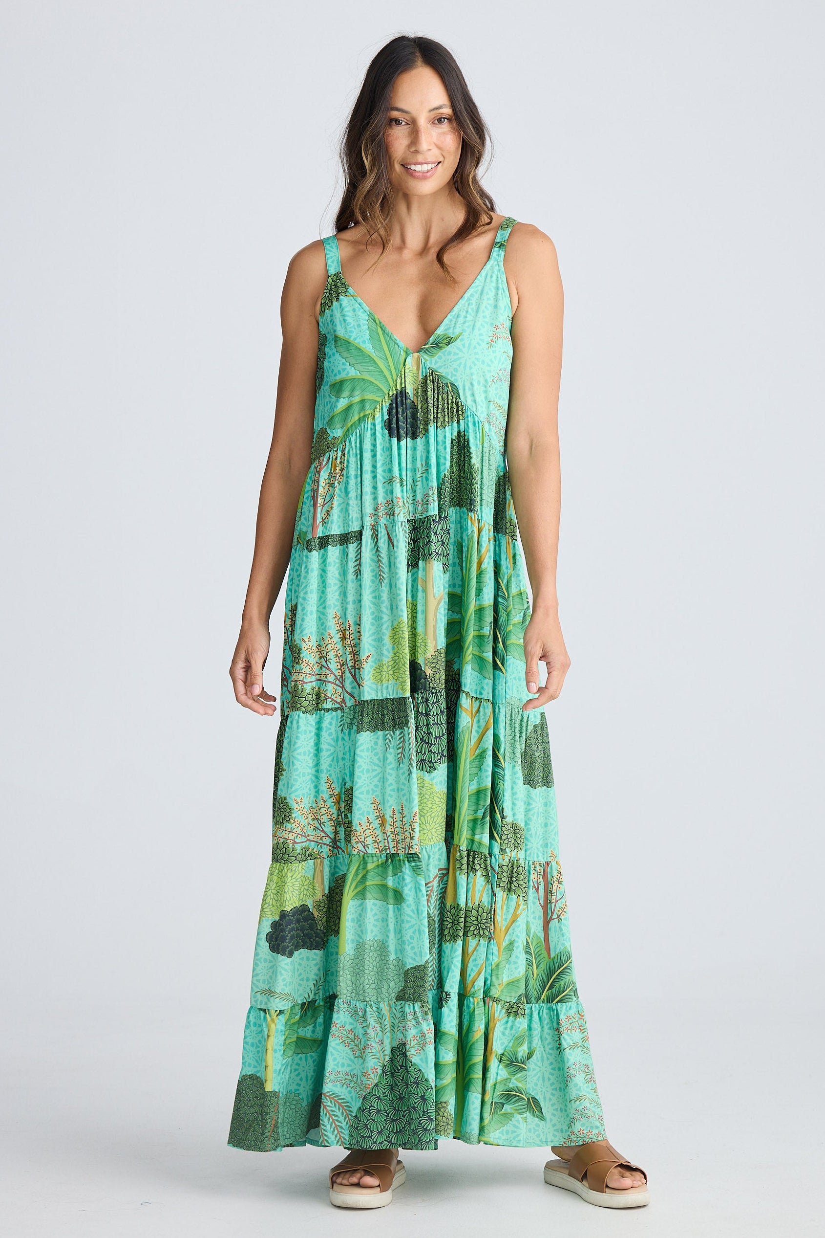 Evianna Dress - Rainforest Print Holiday Trading & Co. Evianna Dress - Rainforest Print Holiday Trading & Co.