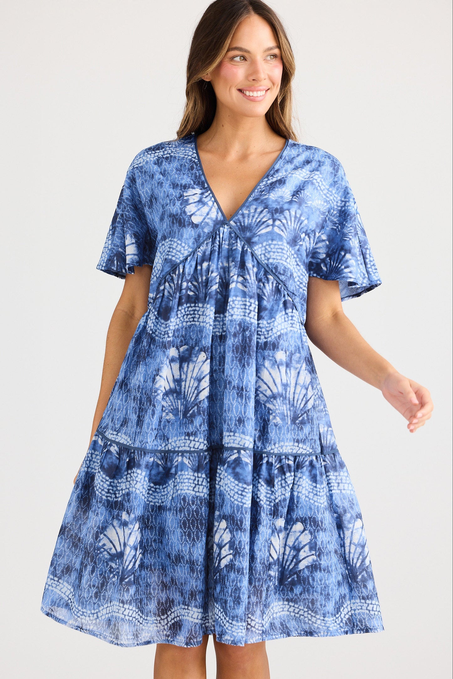 Lola Dress - Ocean Clam