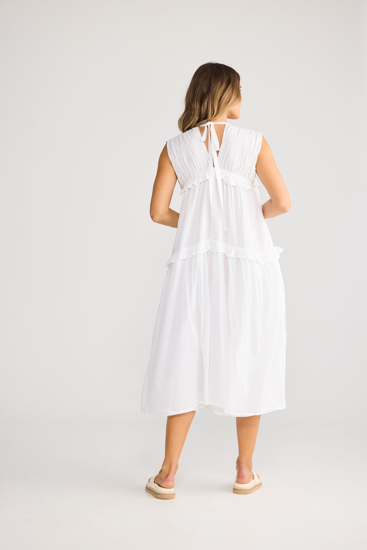 Behati Dress in White — additional view 2.