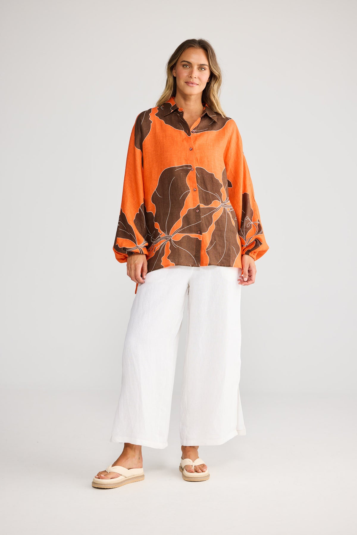Cliffside Shirt in Hibiscus Breeze — additional view 4.