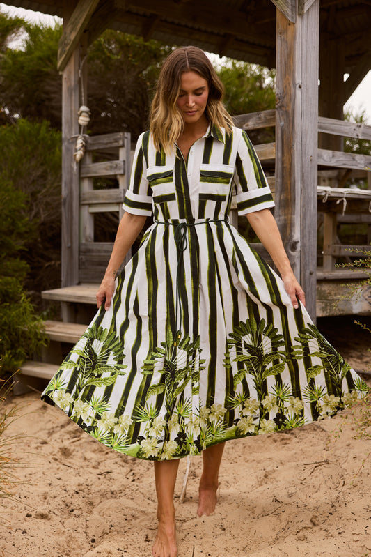 Nalani Dress in Botanica Print — additional view 6.