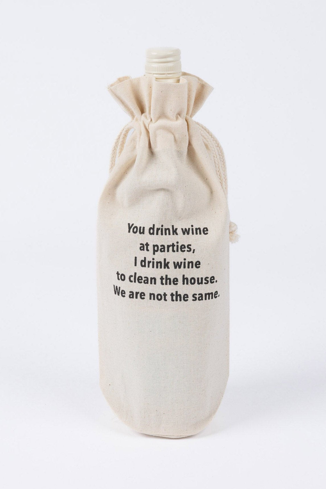 We Are Not The Same Wine Bag - Natural