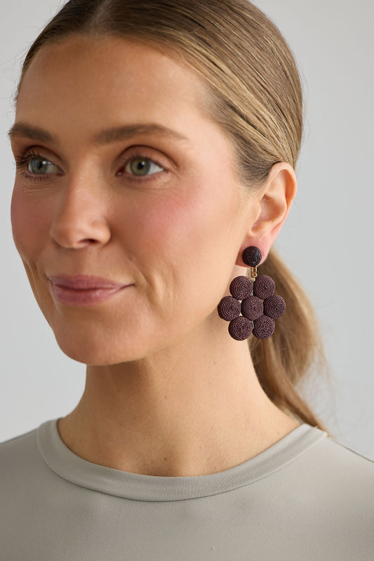 Heritage Earrings - Chocolate