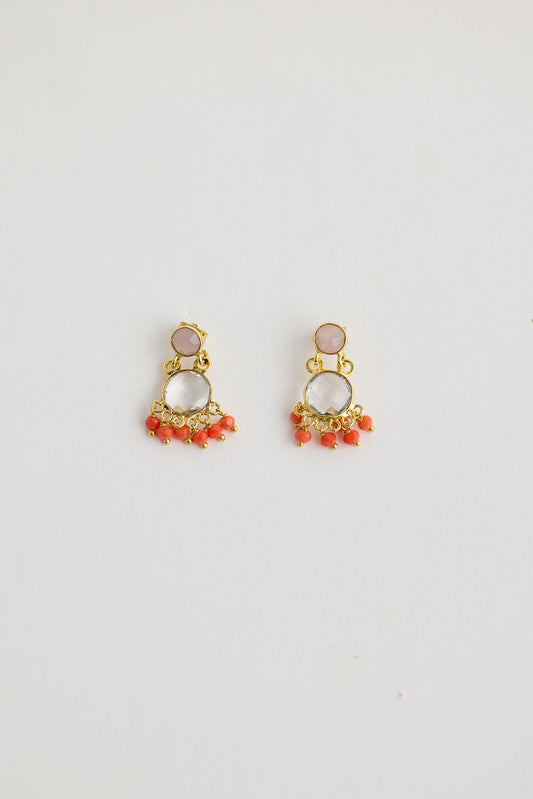 Monica Earrings - Orange