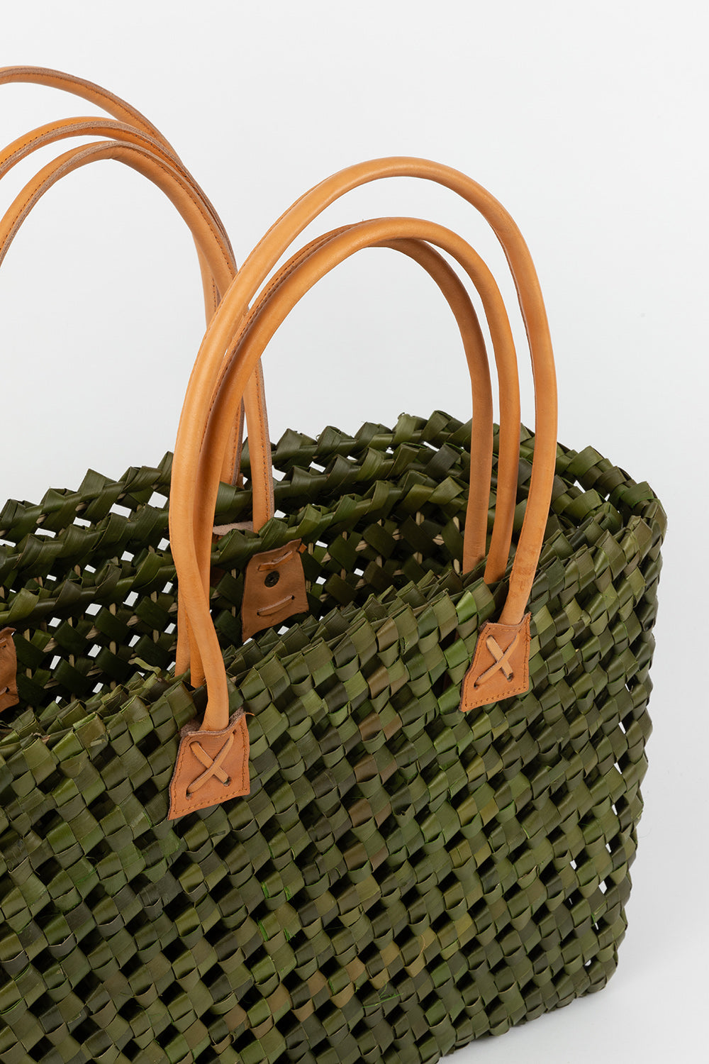 French Basket Set Of 3 - Green
