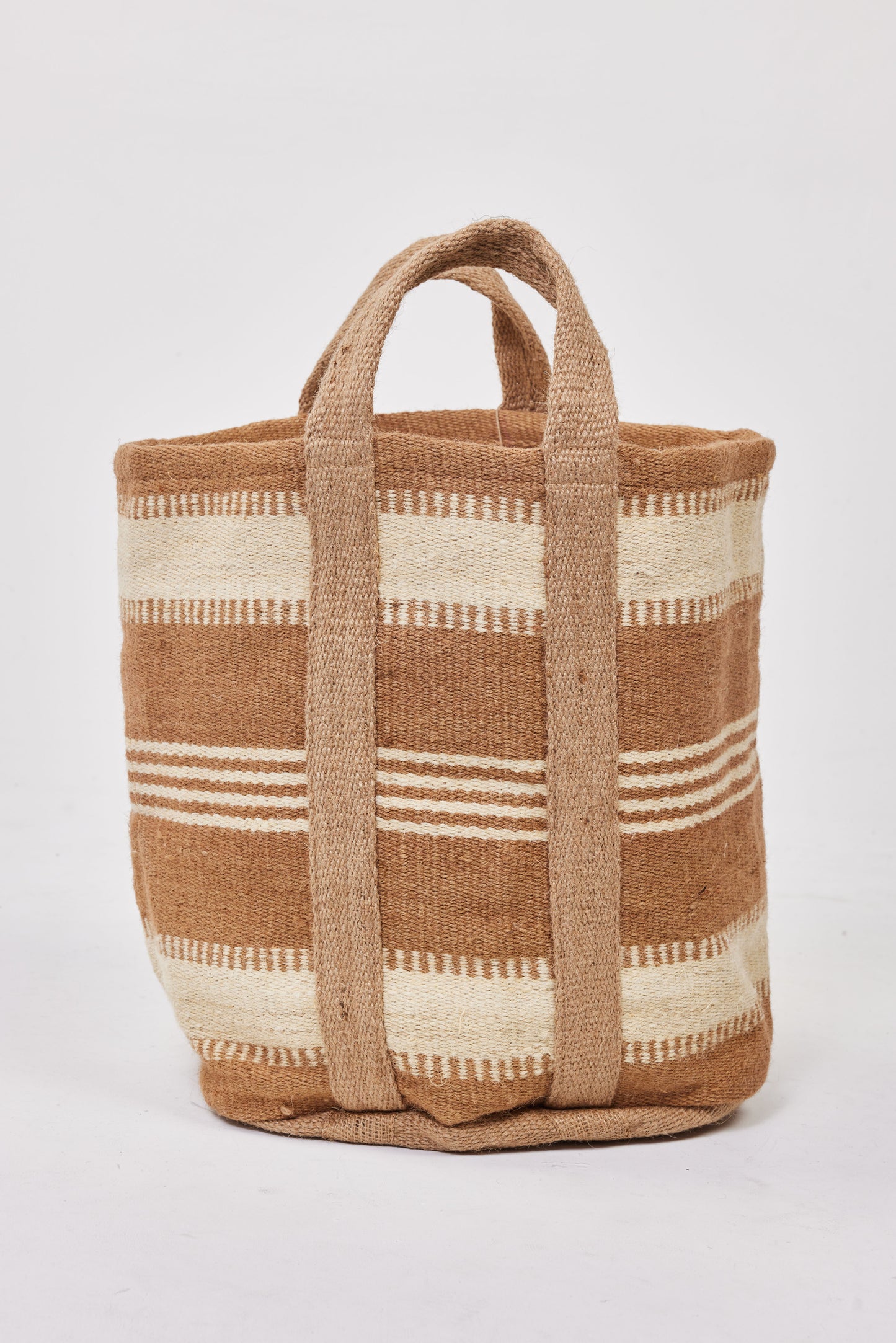 Cabin Basket - Brown Stripe