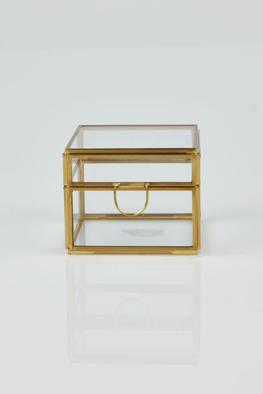 Jewellery Box - Small - Brass