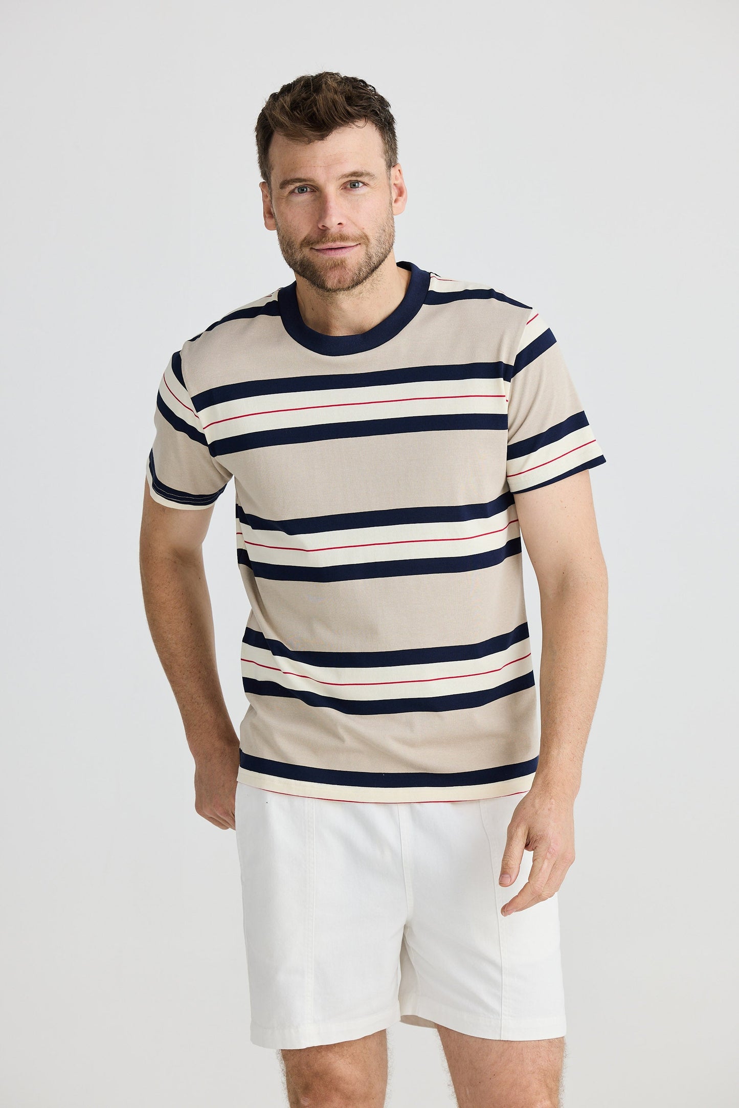 Cambridge Tee - Birdie Stripe