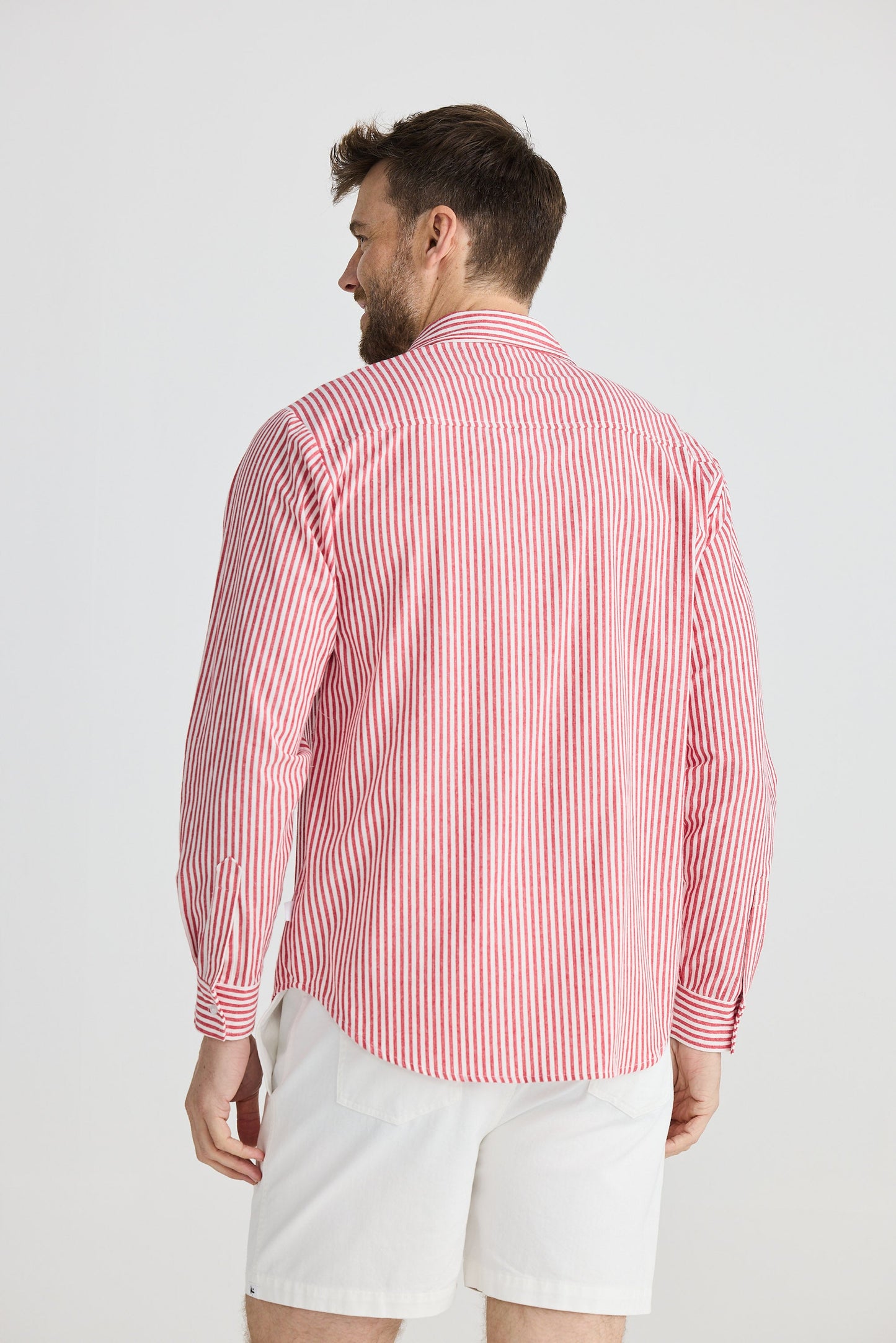 Oxford Shirt - Chilli Stripe