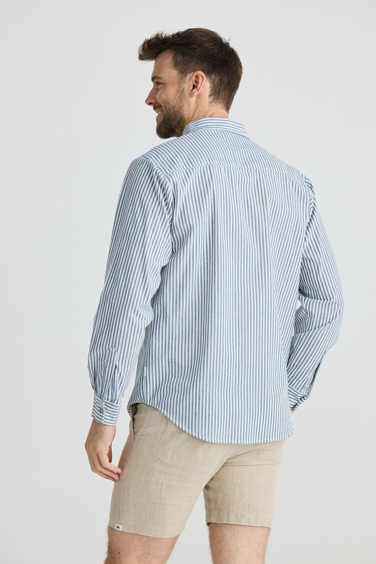 Oxford Shirt - Steel Stripe