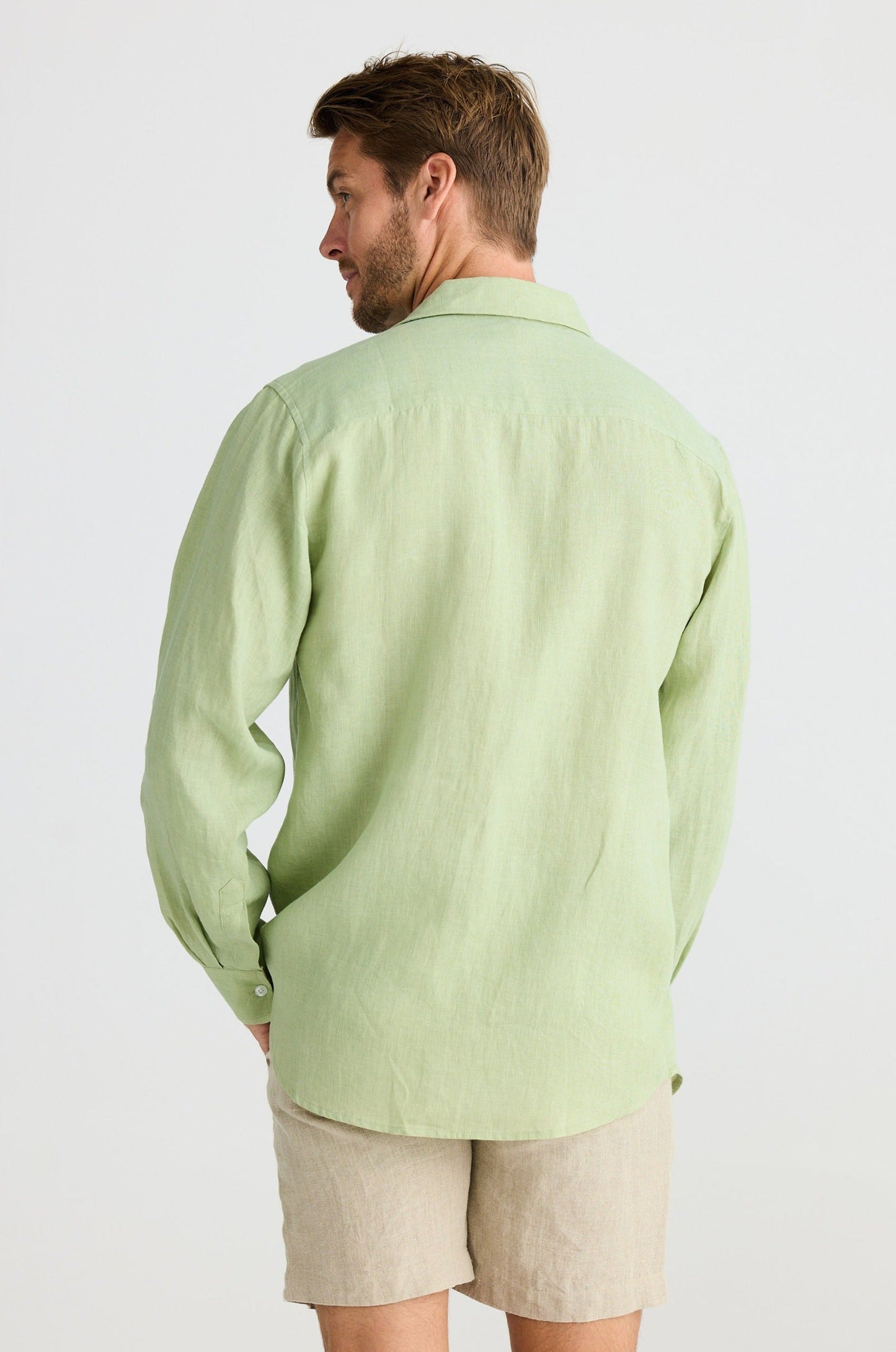 Oxford Shirt - Sage Linen