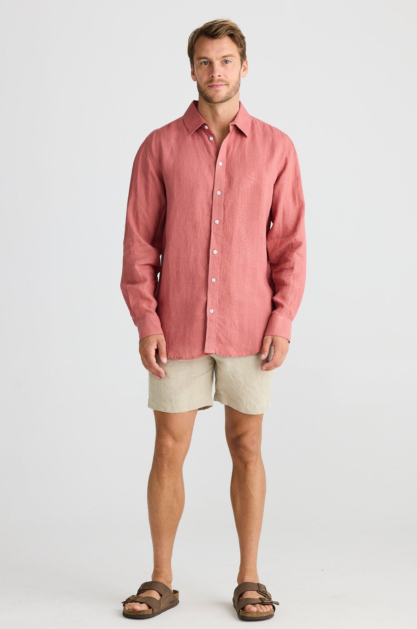 Oxford Shirt - Spice Linen