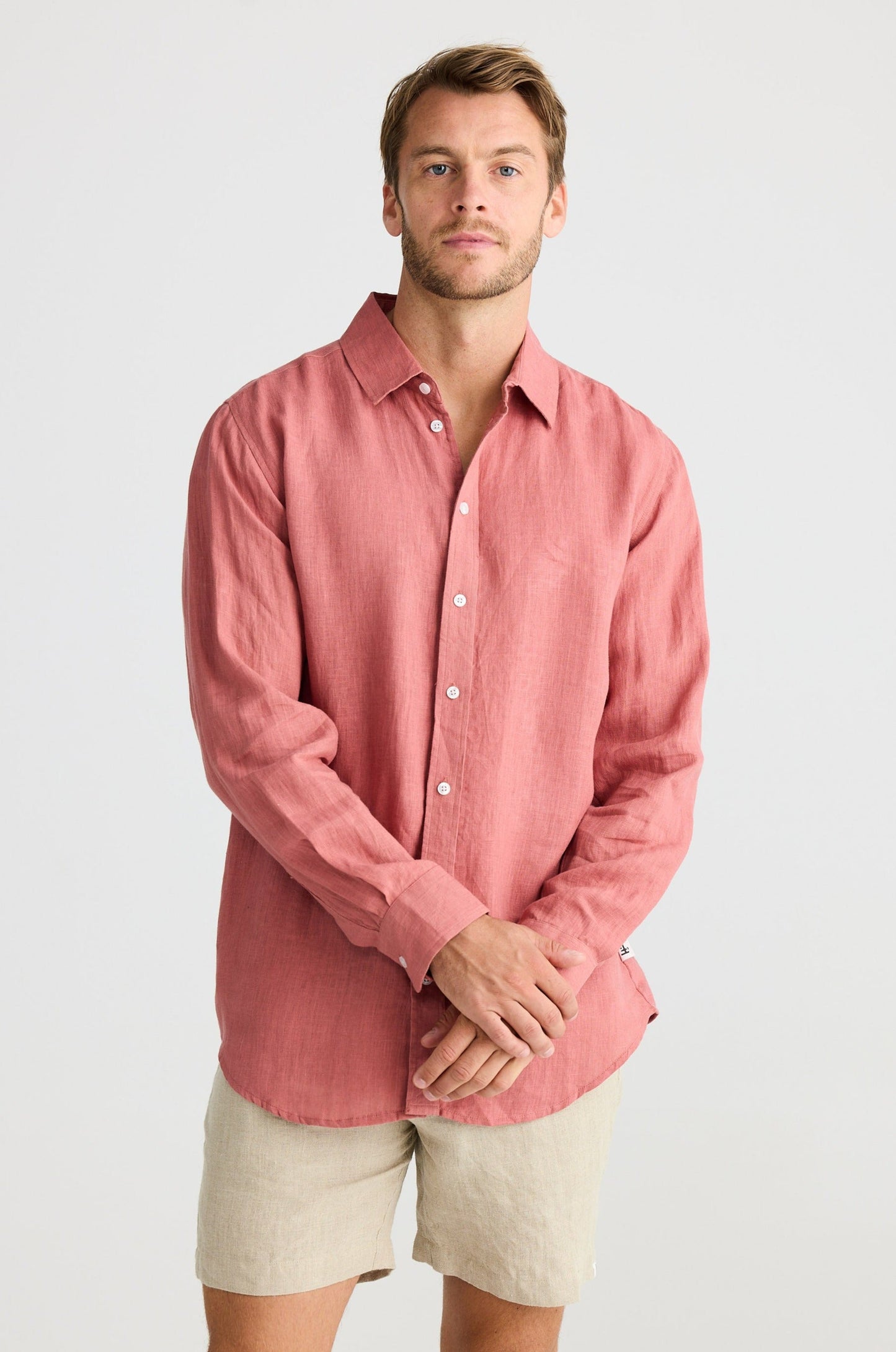 Oxford Shirt - Spice Linen