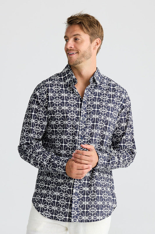 Oxford Shirt - Bowline Print