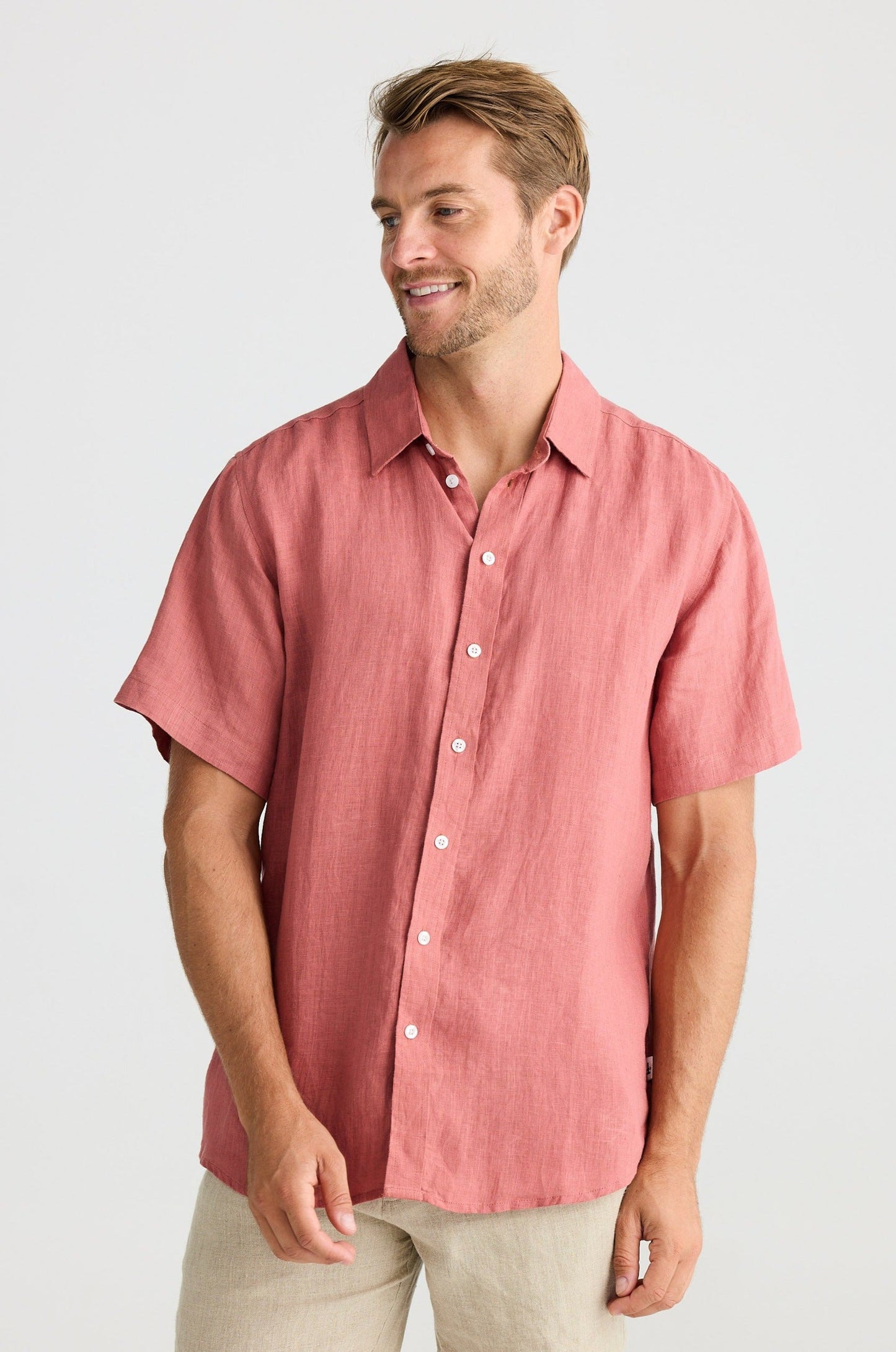 Harvard Shirt - Spice Linen