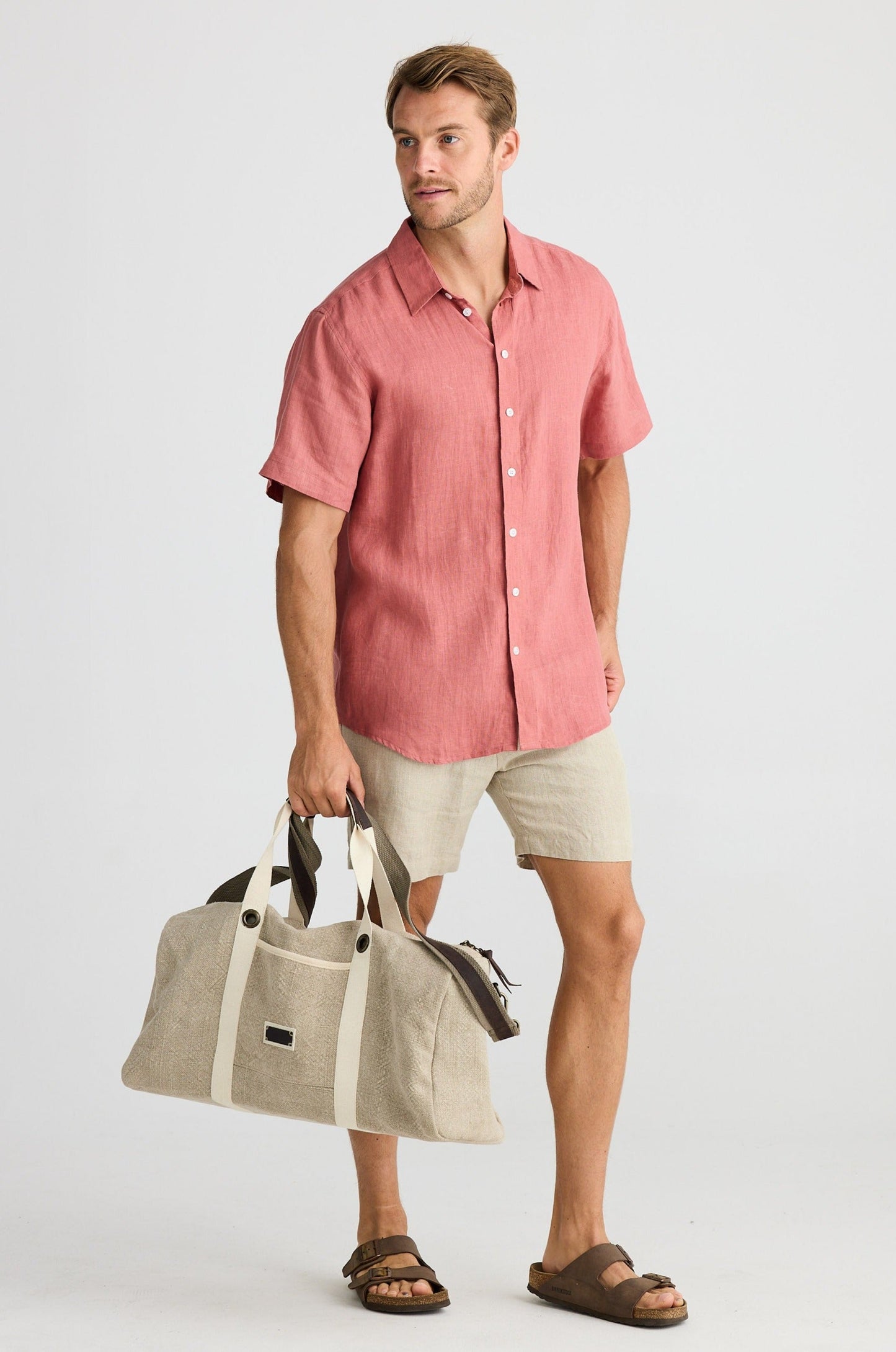 Harvard Shirt - Spice Linen