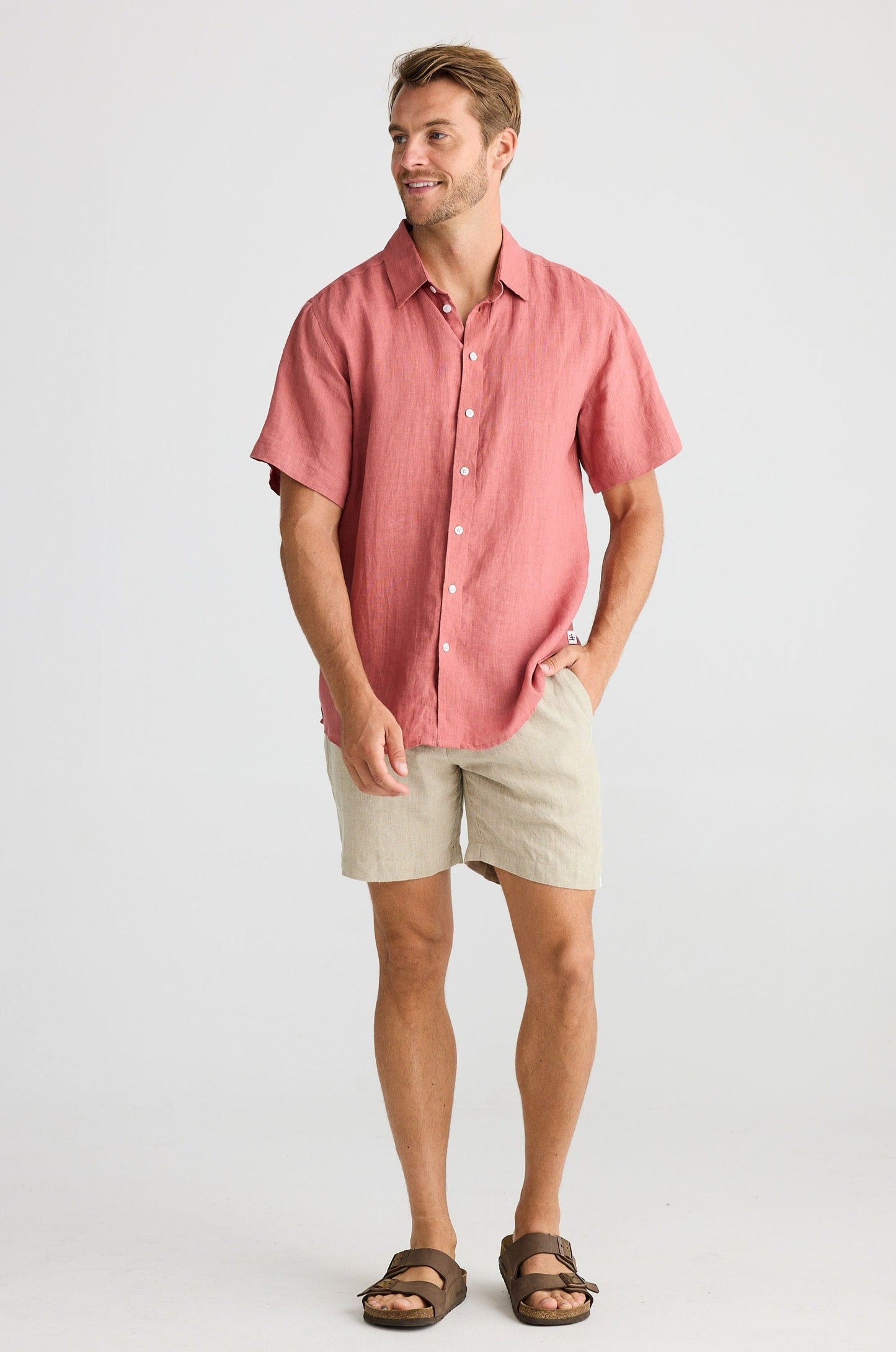 Harvard Shirt - Spice Linen