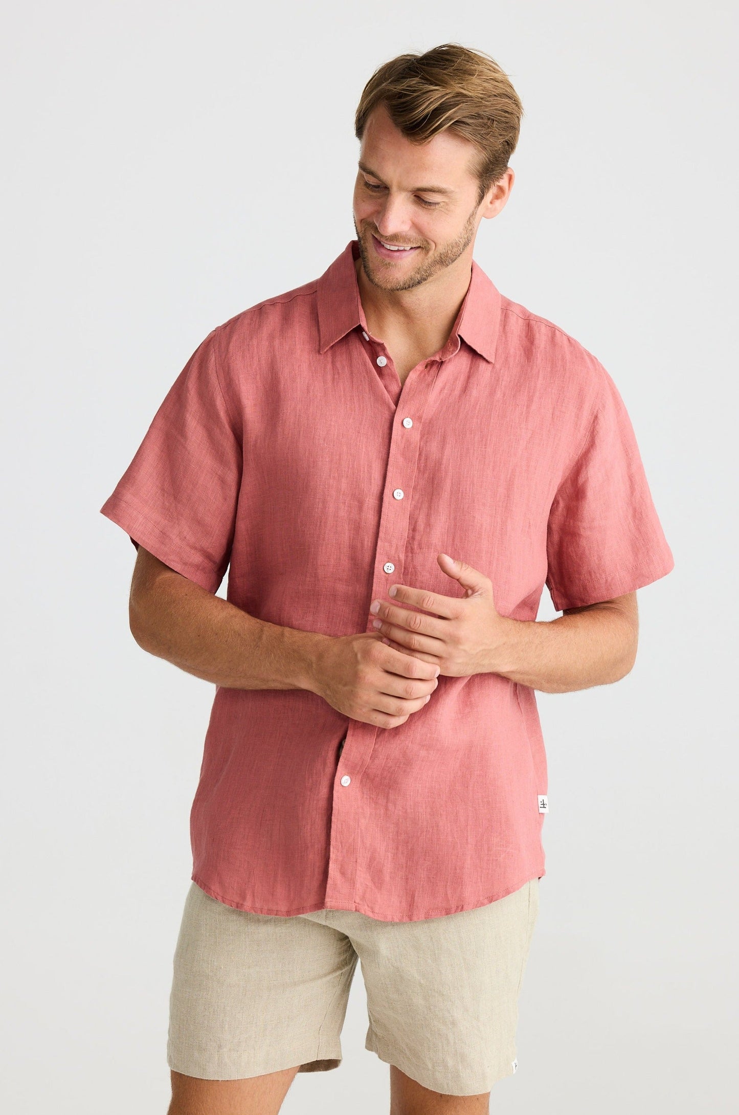 Harvard Shirt - Spice Linen