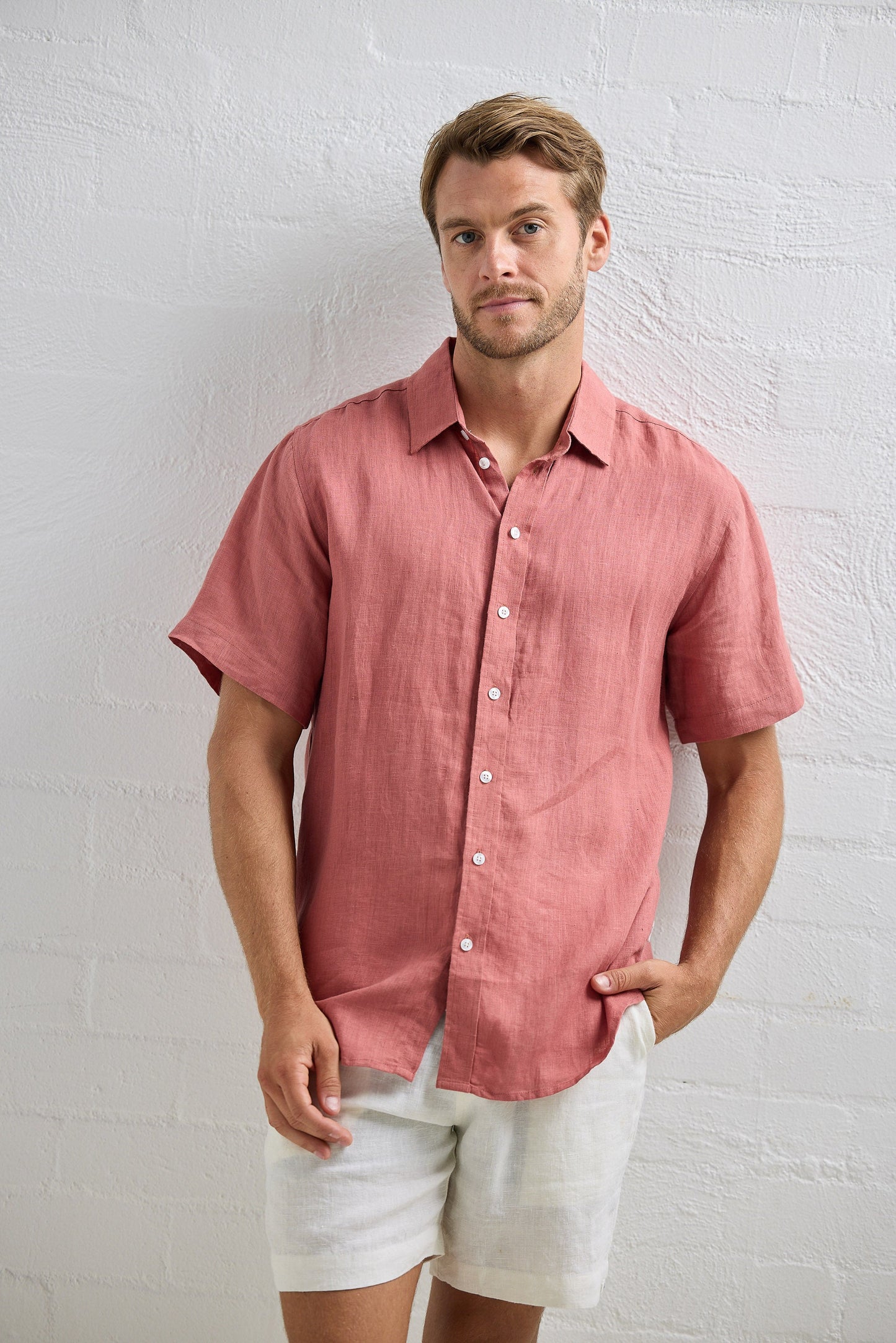 Harvard Shirt - Spice Linen