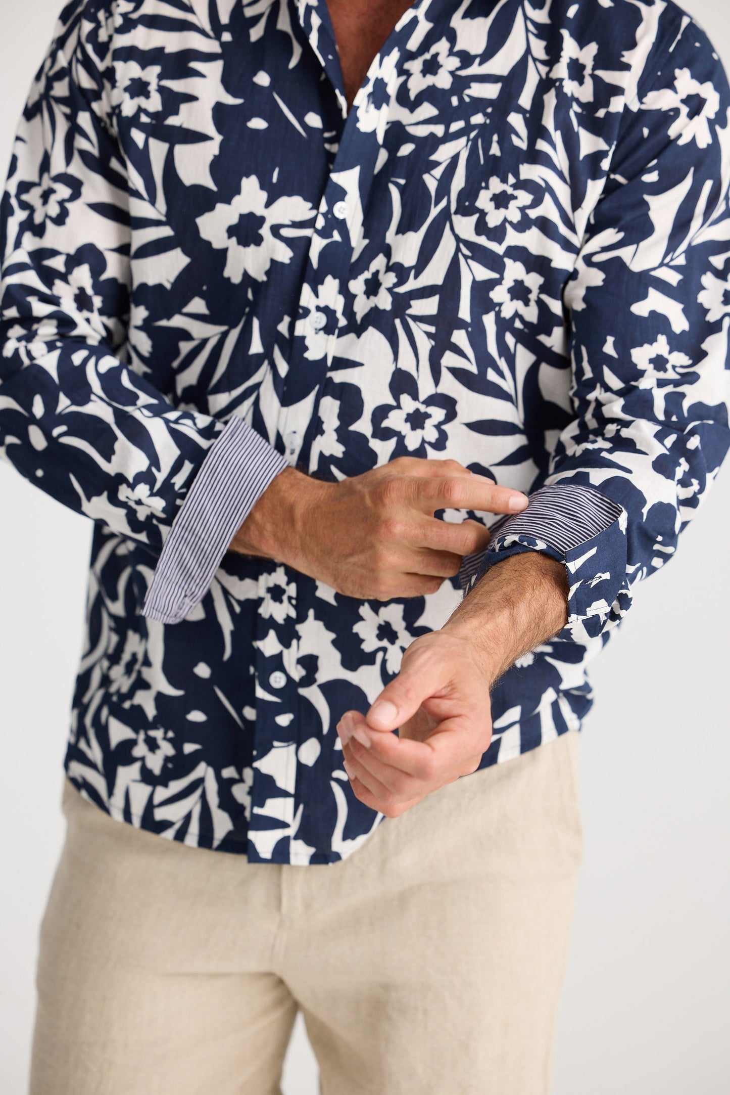 Oxford Shirt - Navy Sunburn