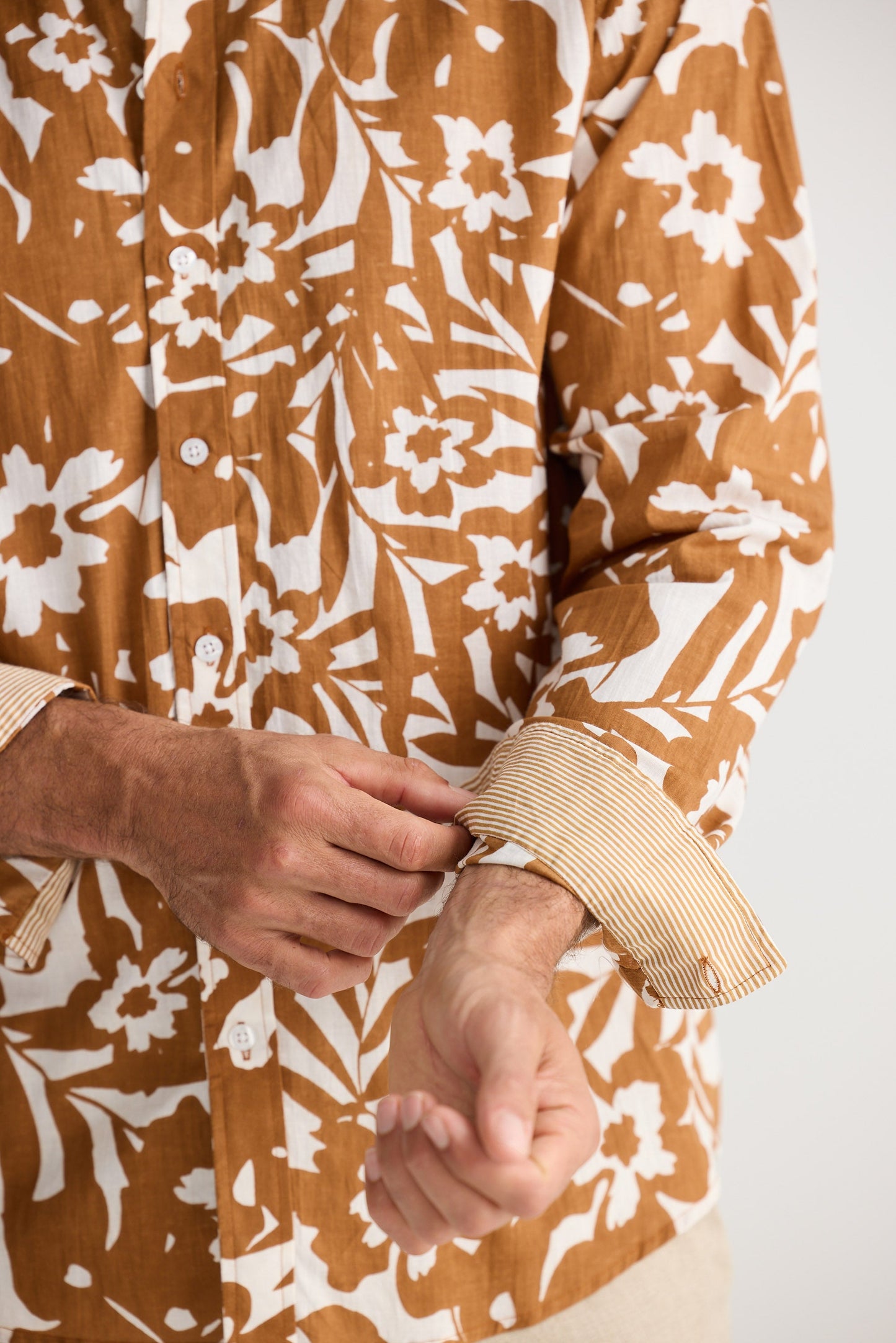 Oxford Shirt - Sand Sunburn