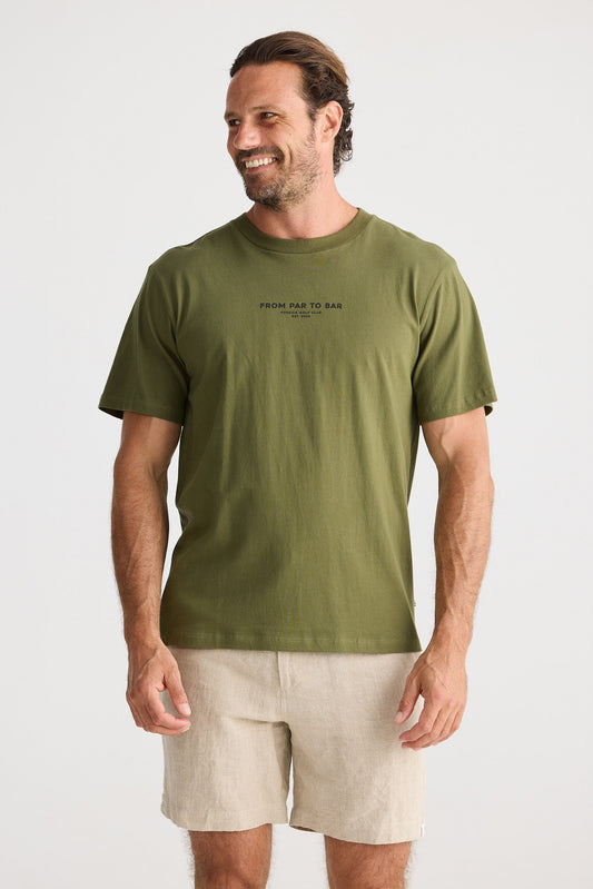 Par To Bar Tee - Khaki