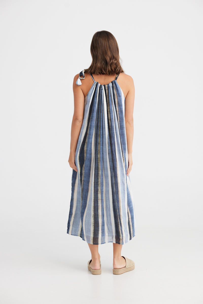 Adela Dress - Horizon Stripe