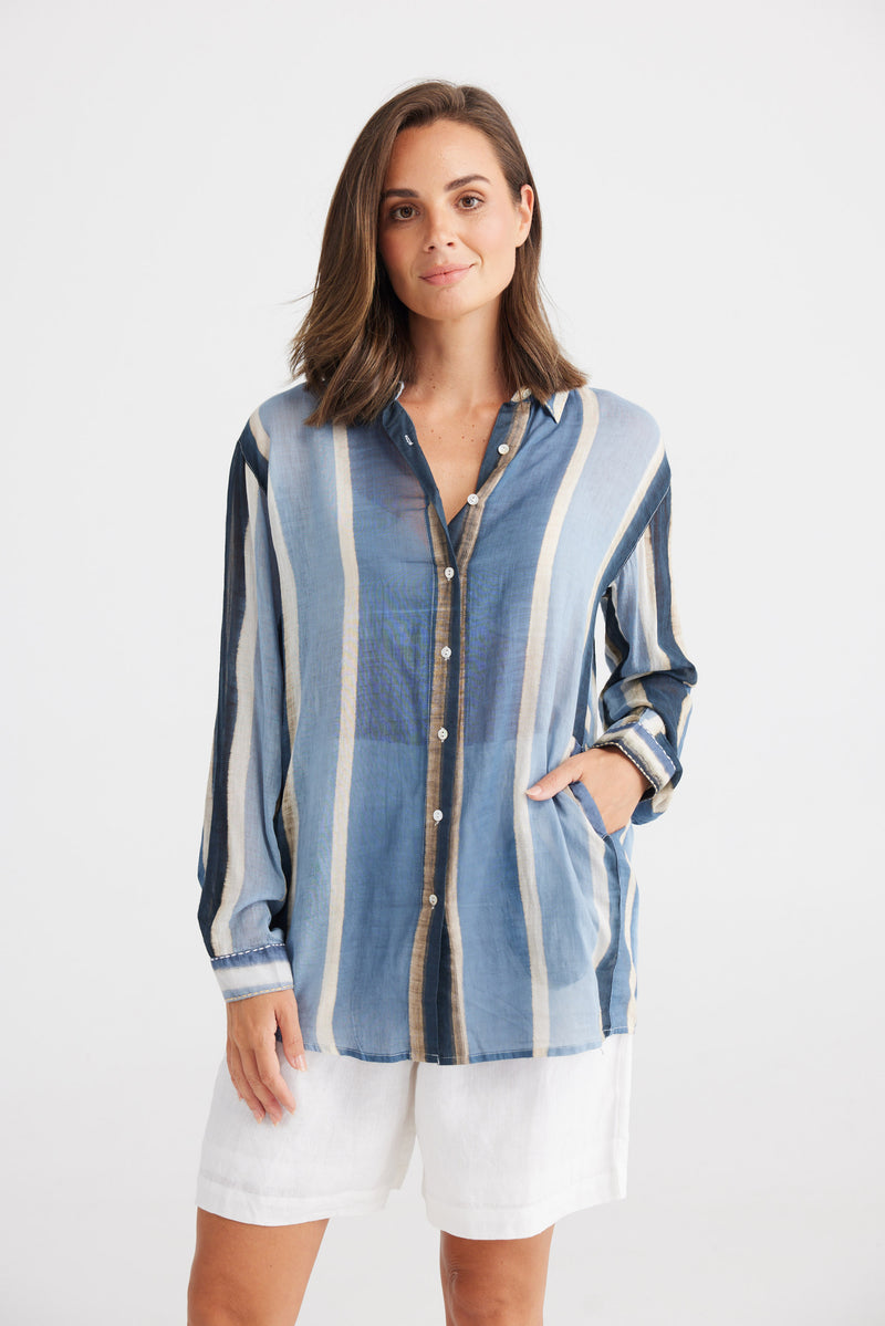 Jada Shirt - Horizon Stripe