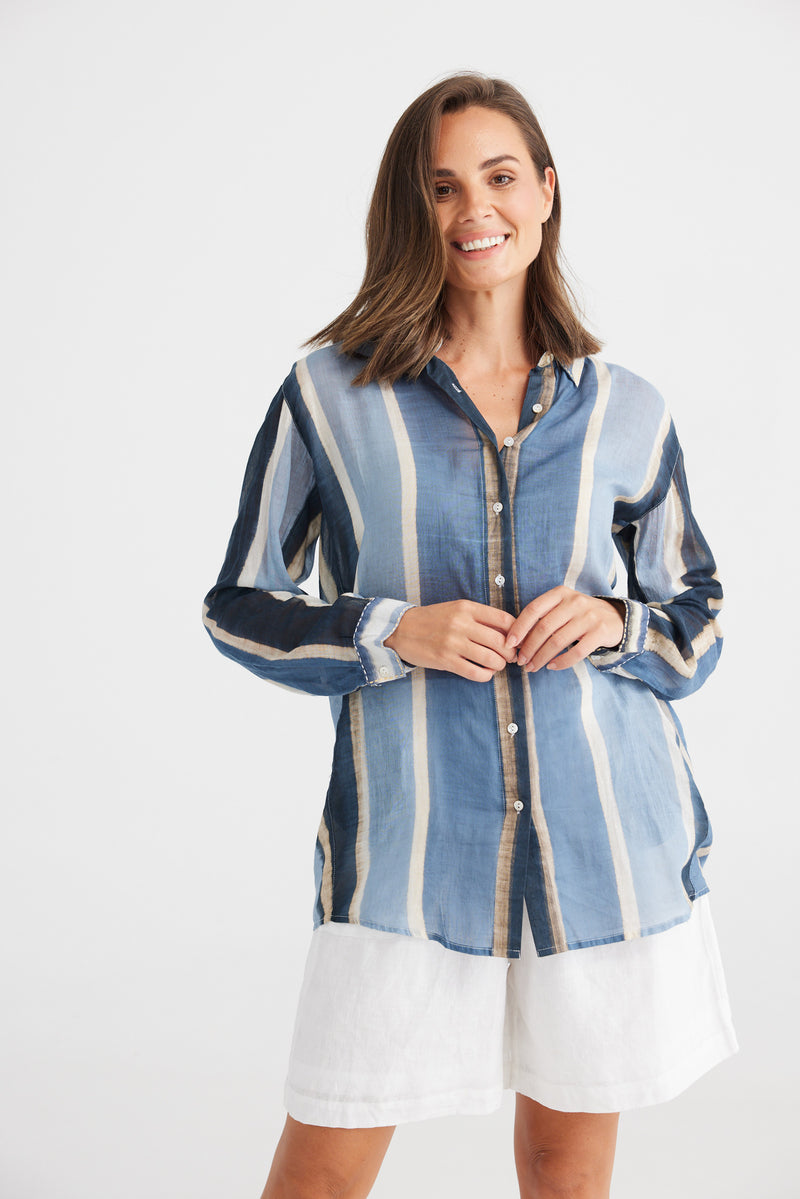 Jada Shirt - Horizon Stripe
