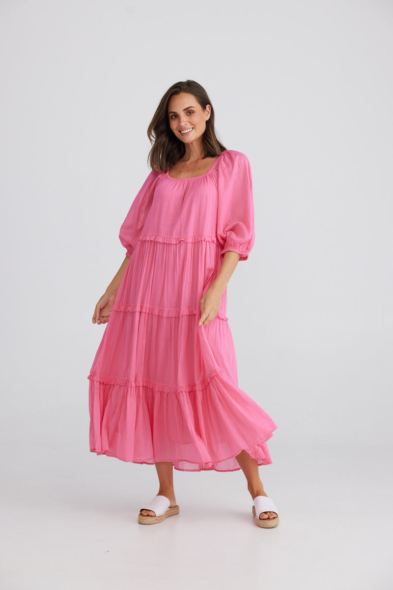 Grenadine Dress - Hot Pink