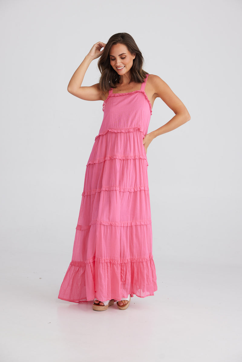 Castro Dress - Hot Pink