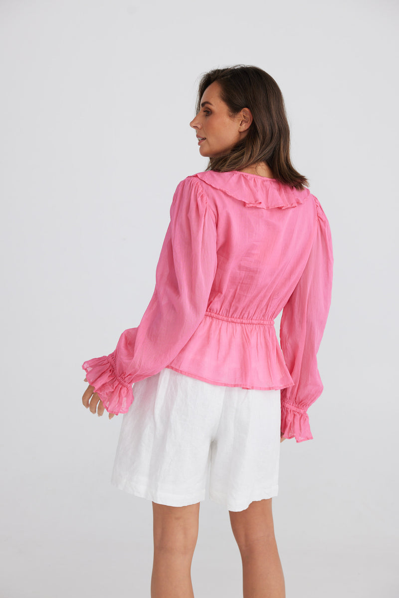 Hamptons Shirt - Hot Pink
