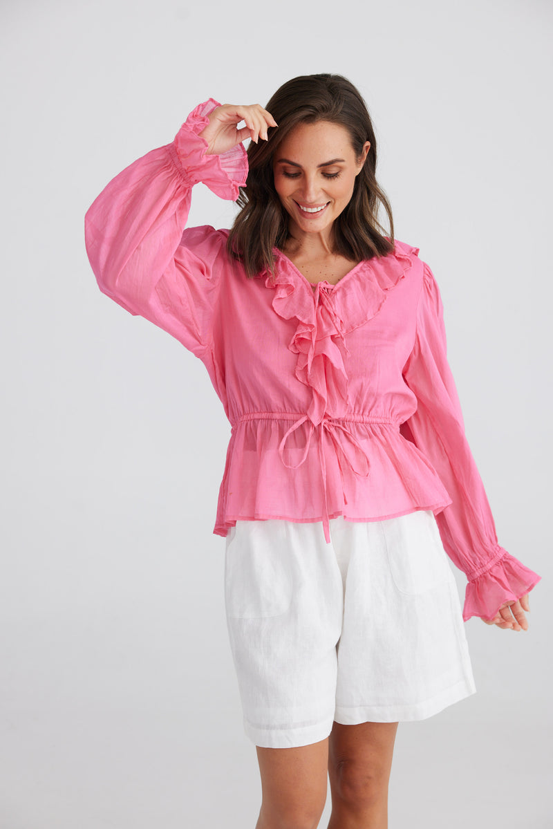 Hamptons Shirt - Hot Pink