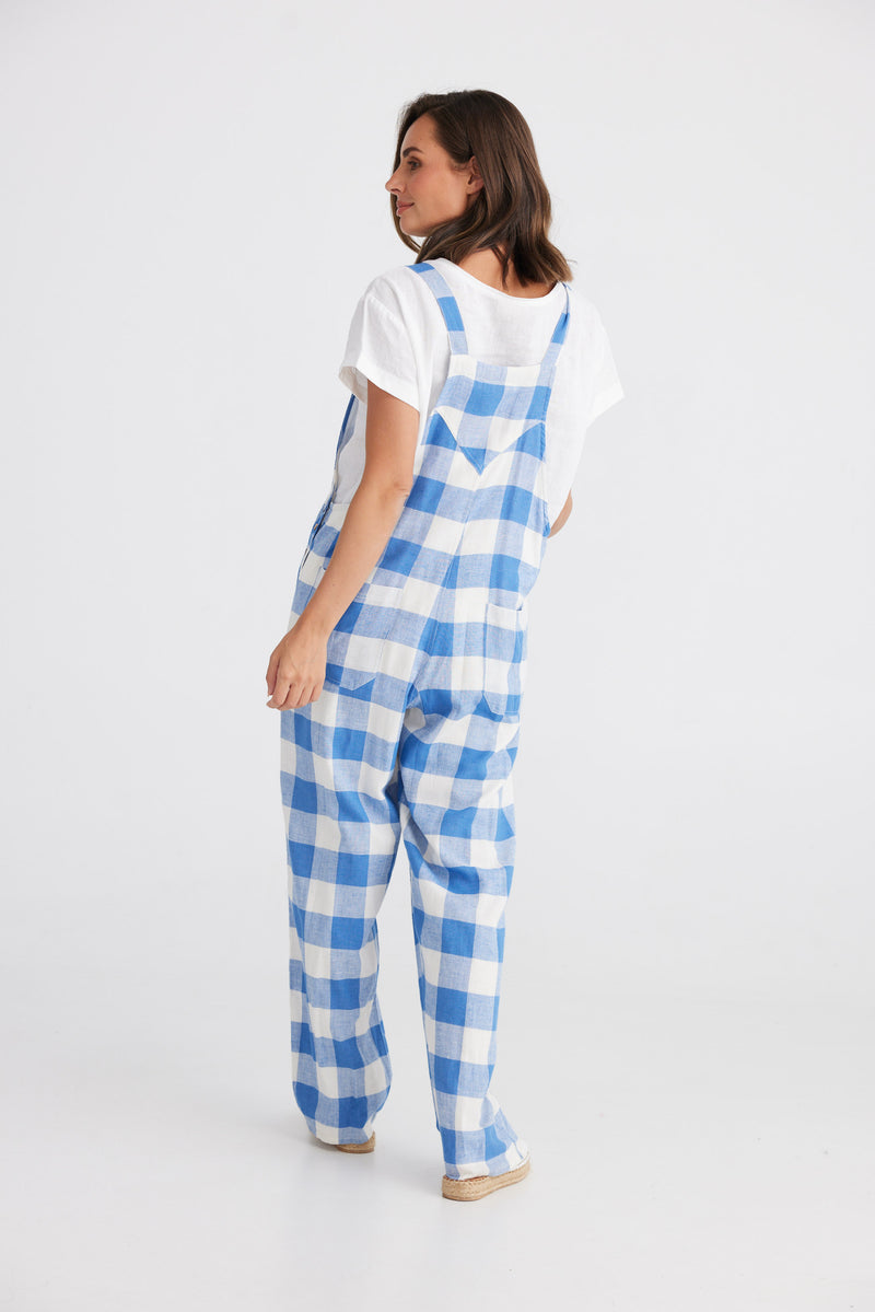 SAILOR OVERALLS - YACHT BLUE CHECK