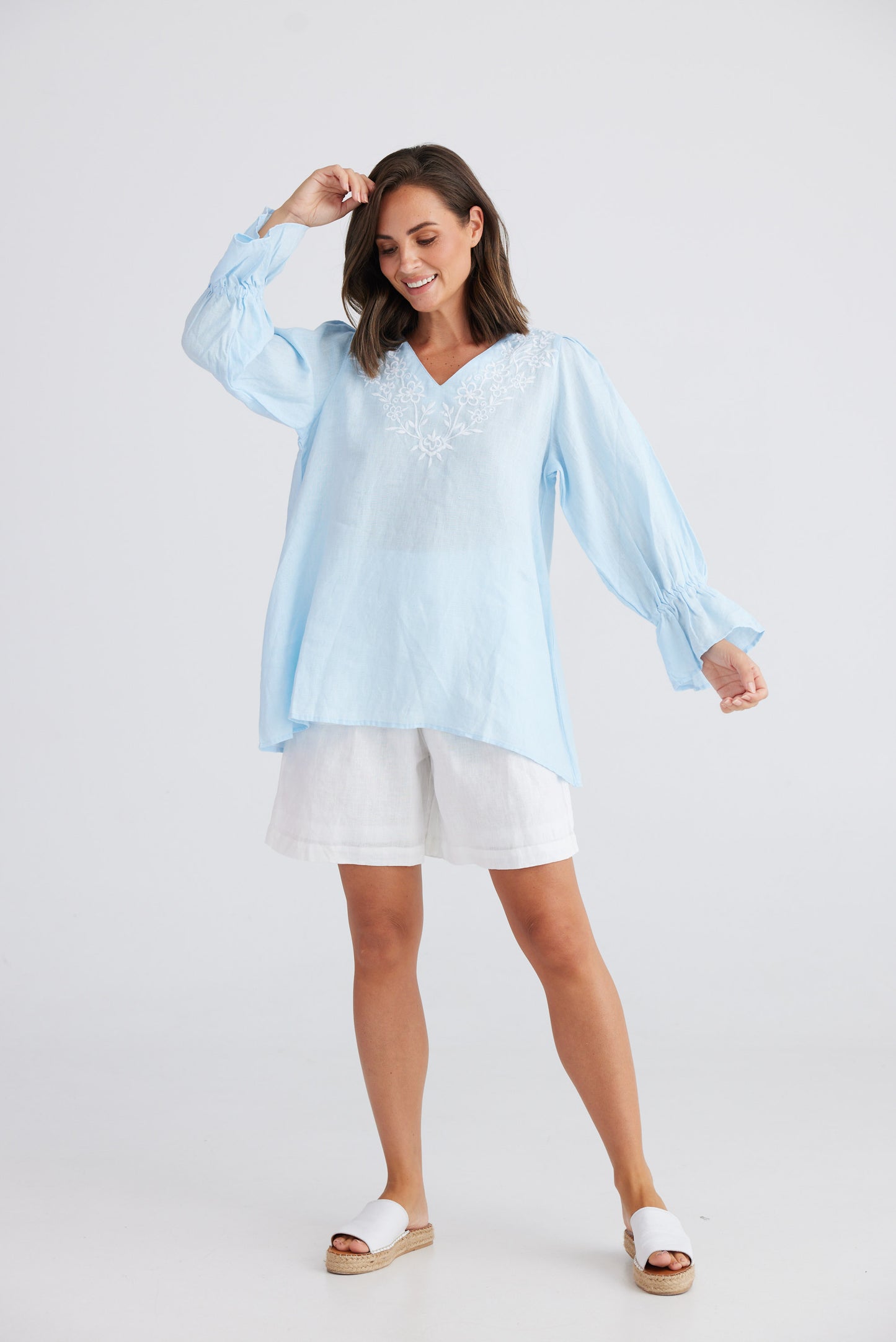 MINNOW TOP - NANTUCKET BLUE