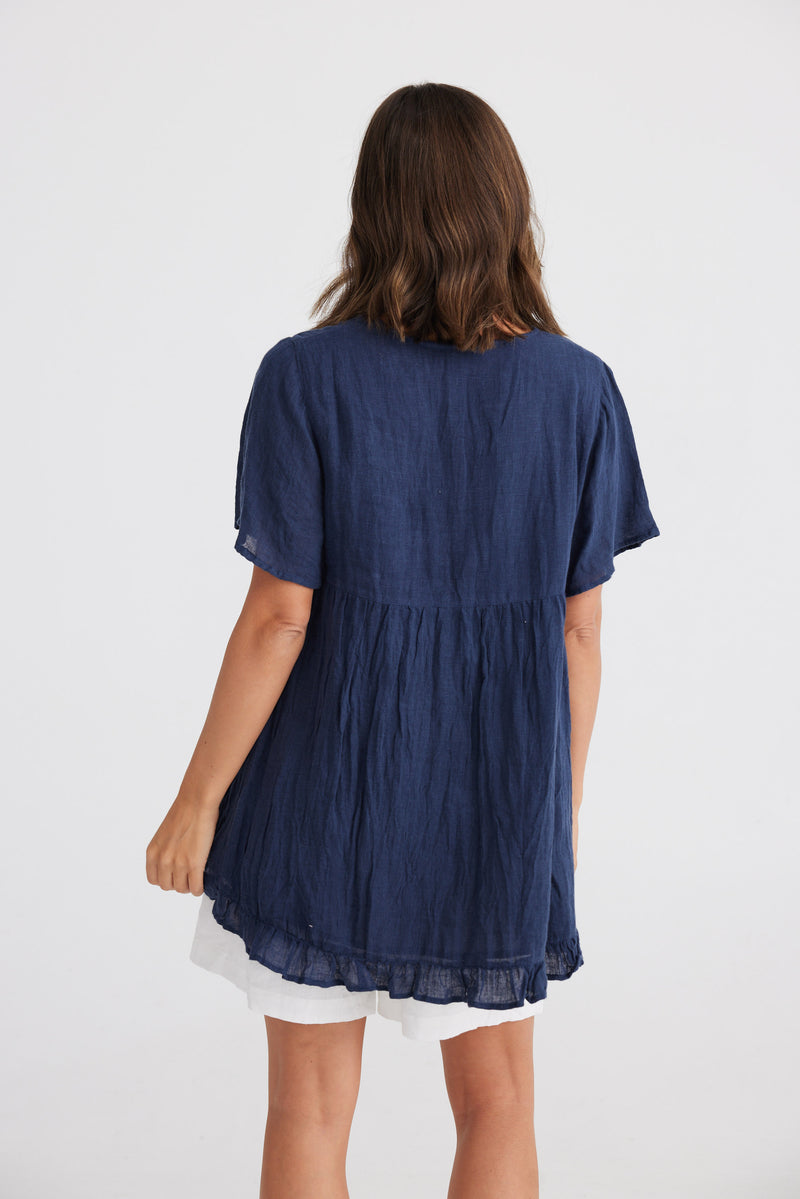 Canary Top - Navy
